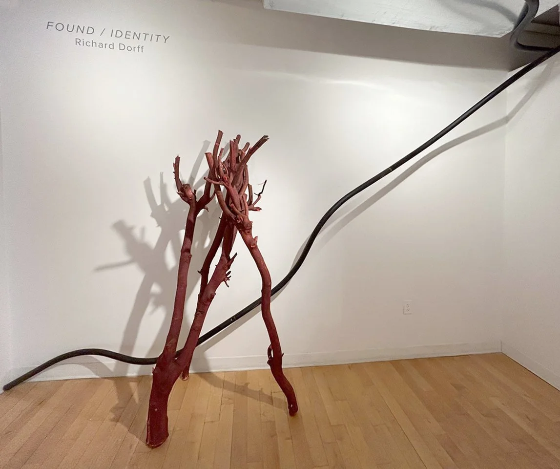 Untitled, branches, PVC