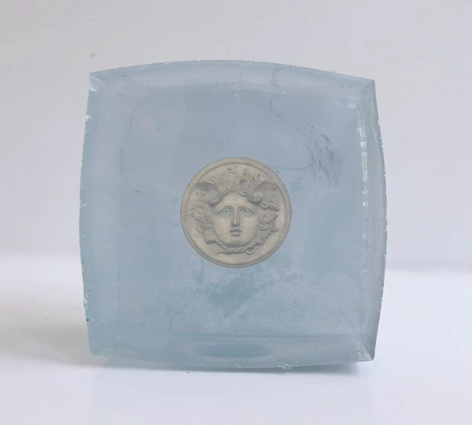 Medusa #5, Pigment print, resin, 4 x 4 x 3.5 inches, 2025