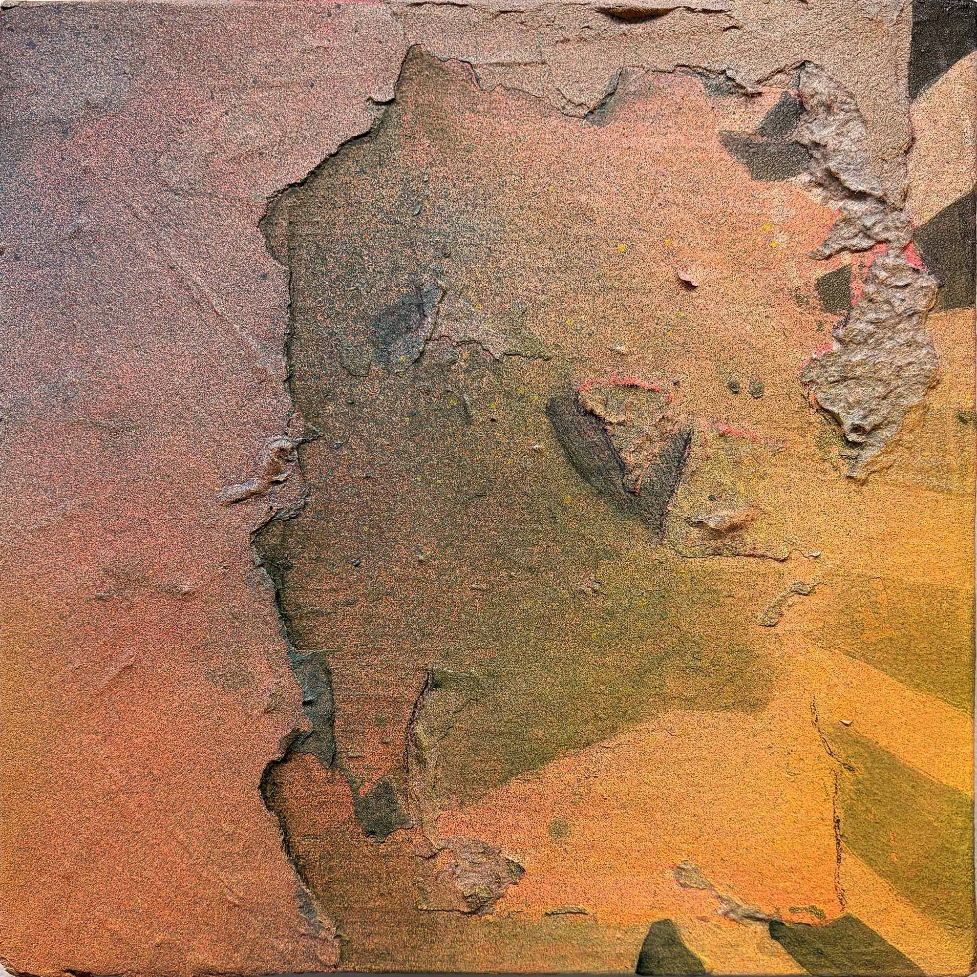 Equanimity #15, mixed media on canvas, 10 x 10 in, 2026