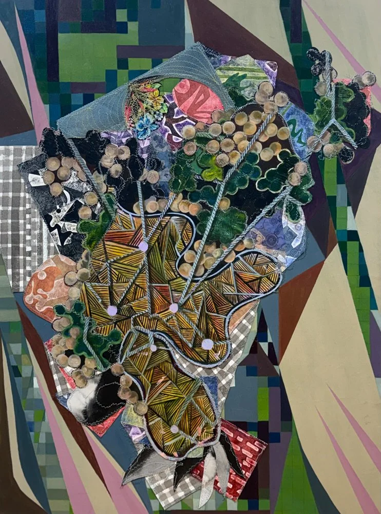 Surface II, Mixed media on canvas, 34x46 inches, 2026