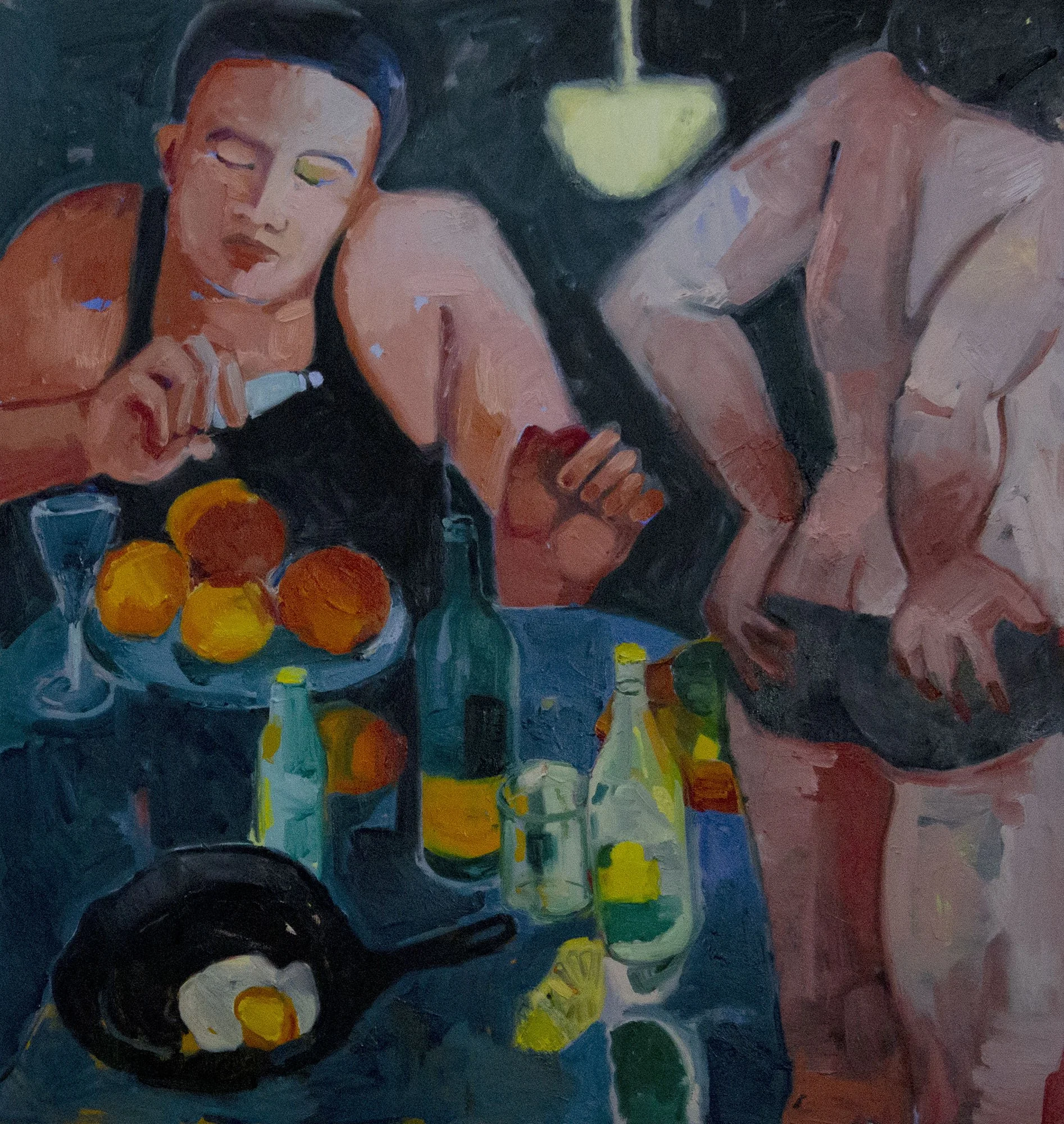 Jade Olson, 3:00AM, oil on canvas, 36x34 inches, 2026