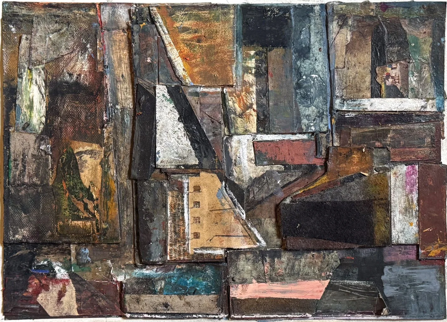 Kings County, oil and mixed media on canvas, 12 × 16 inches, 2026