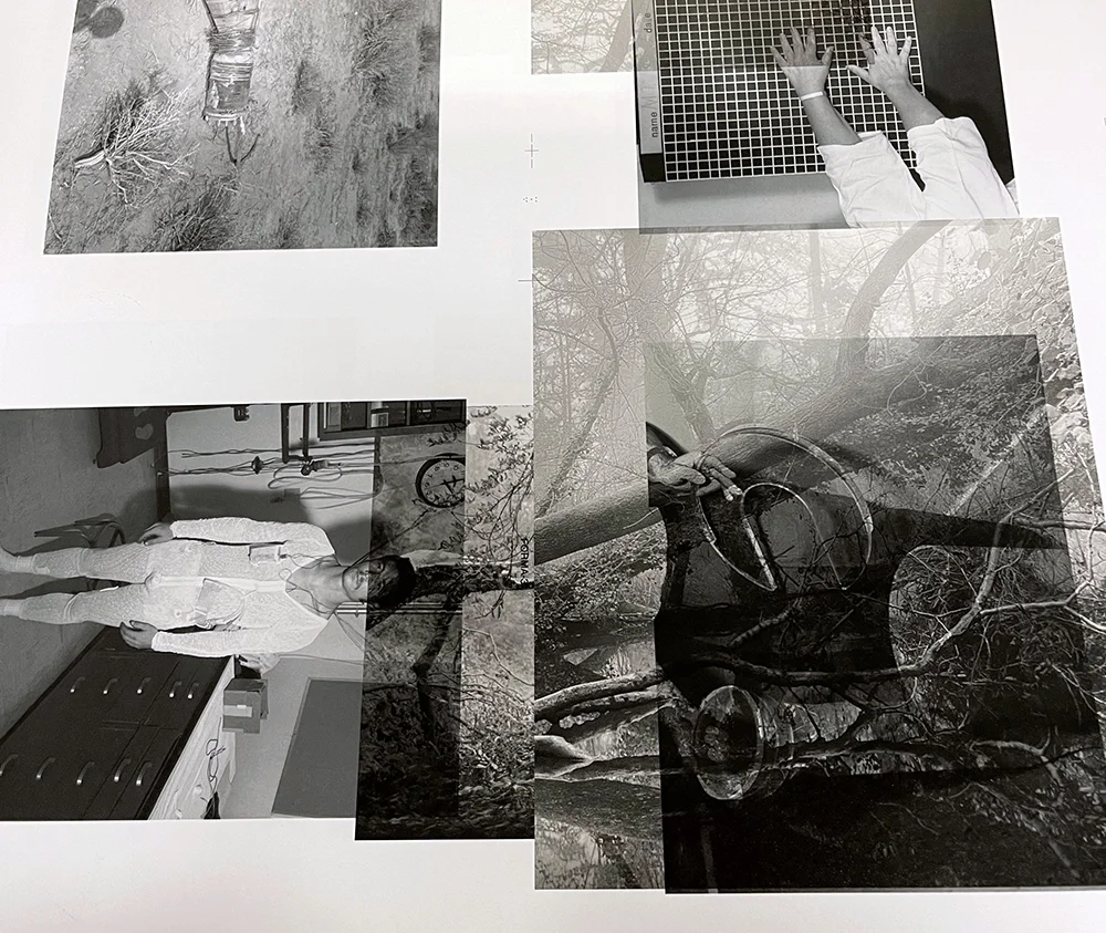 Accidental Evidence press sheet, offset, 2025