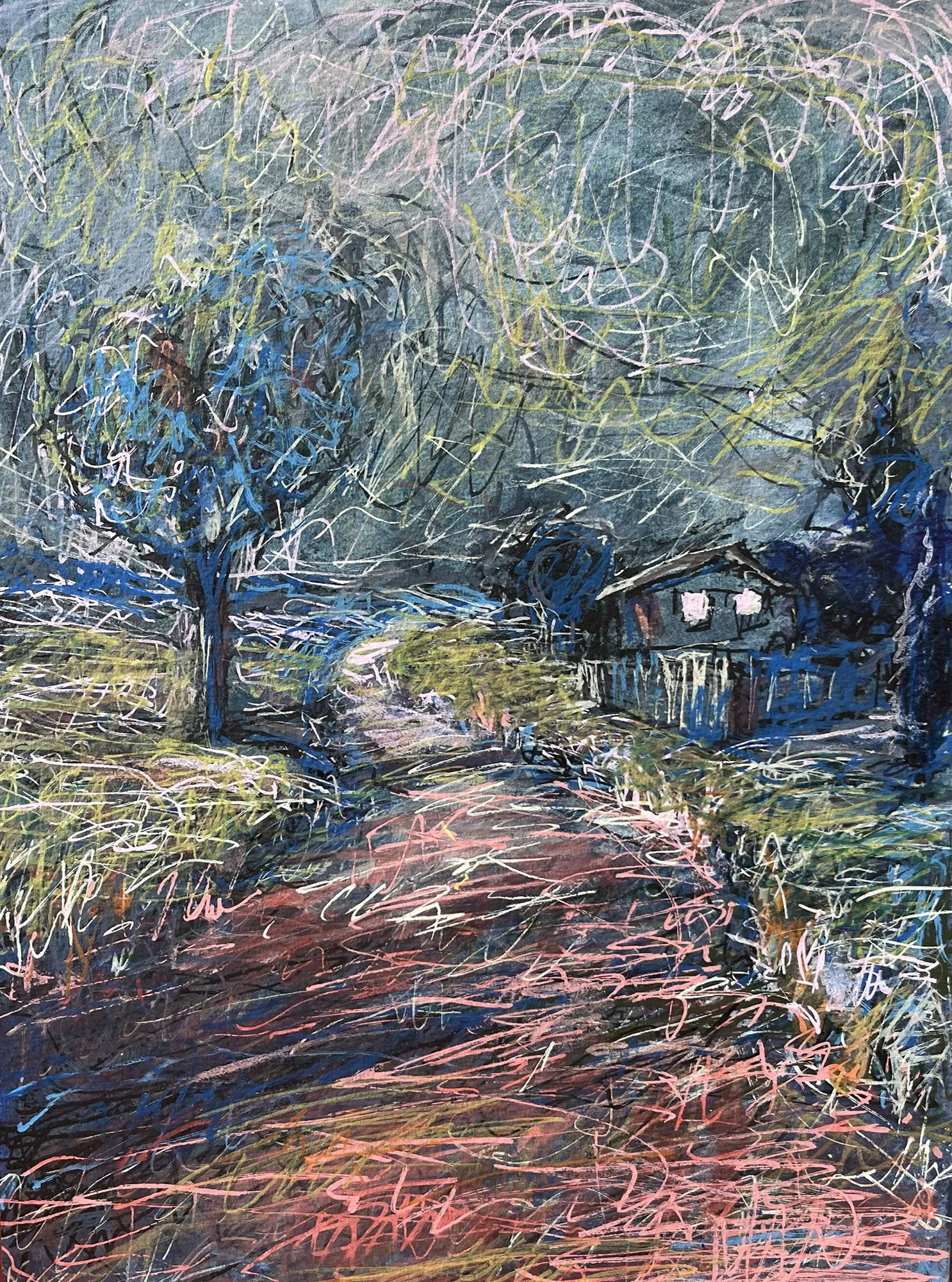 Judith Brassard Brown, Struggle Home, 12 x 9 inches