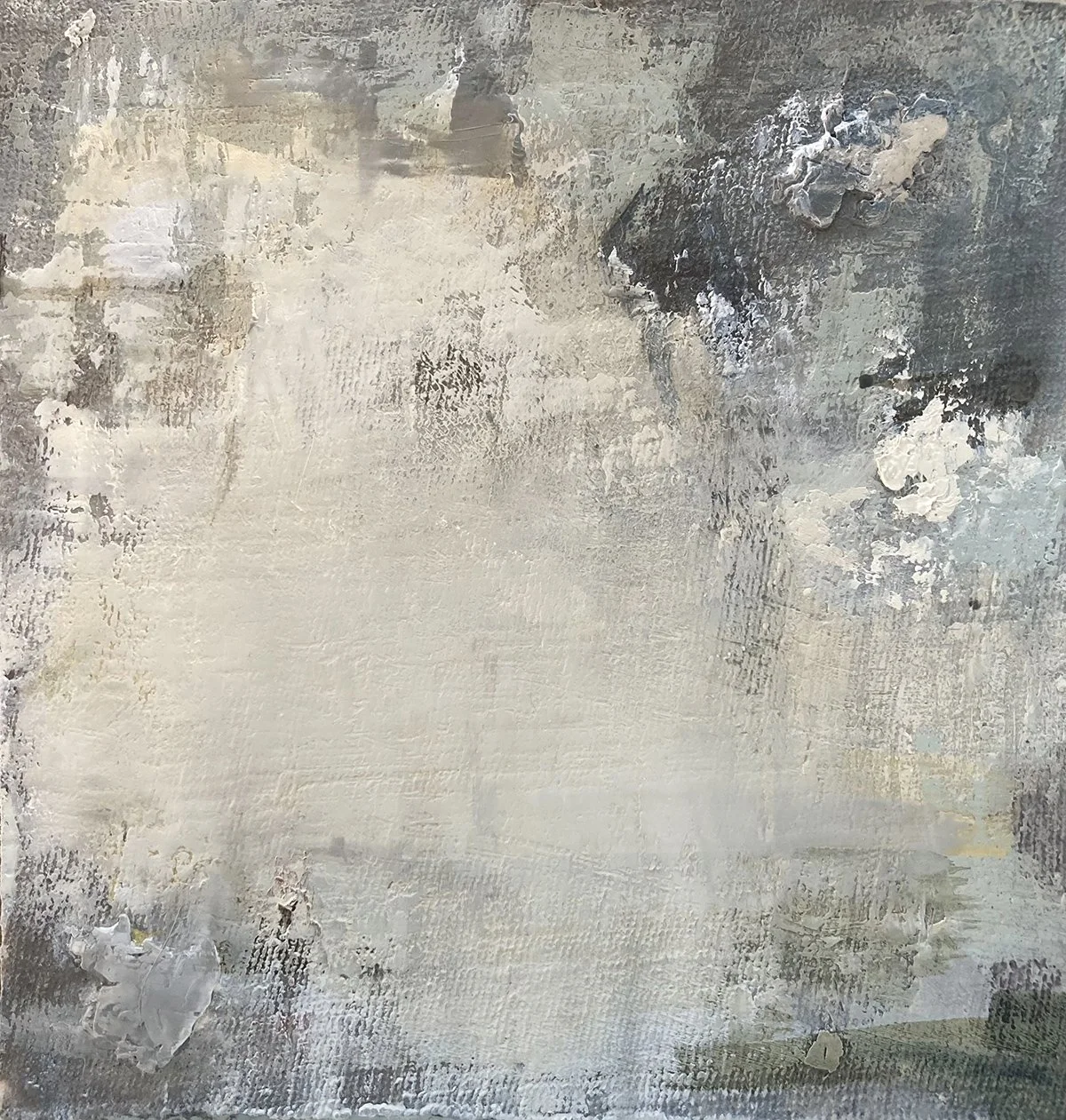 Sudden Squall, oil on baltic birch panel, 8x8 1/2 inches
