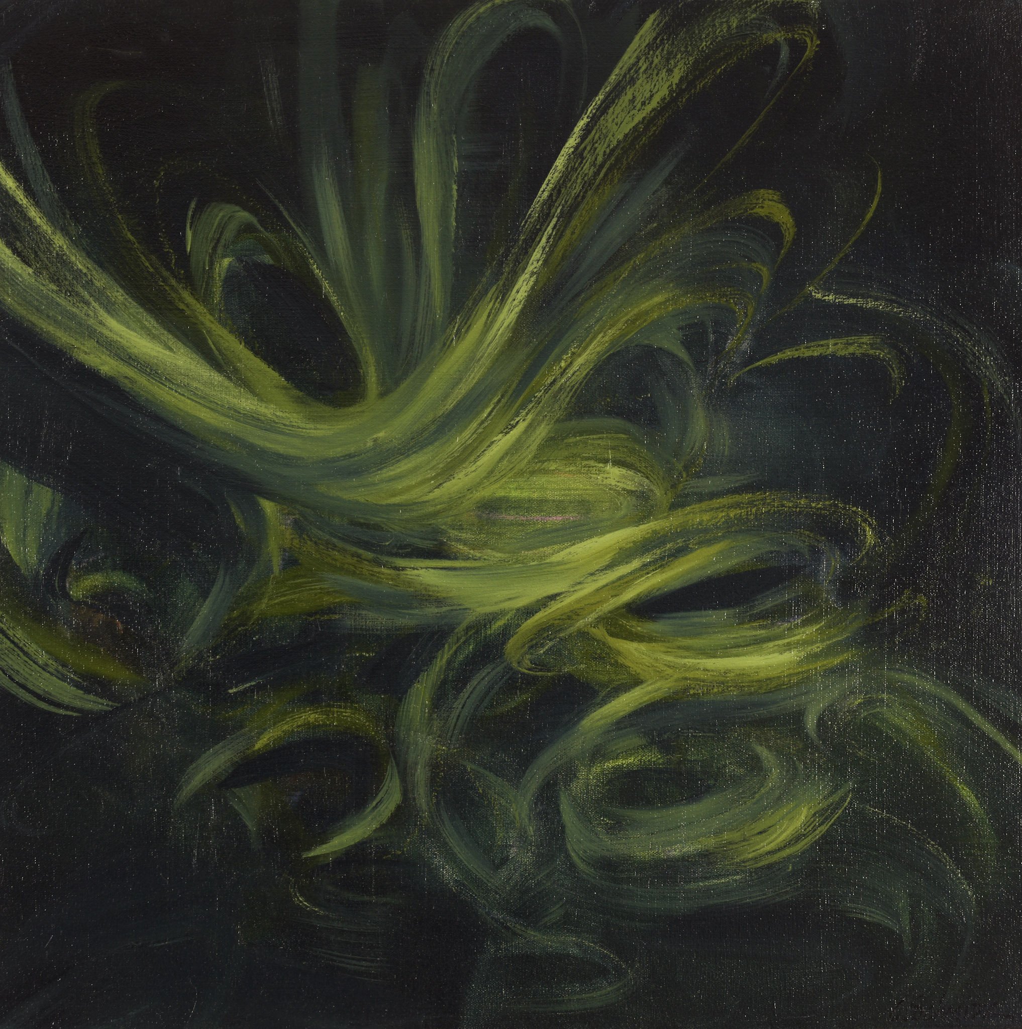 Verdant Emergence I, oil on canvas
