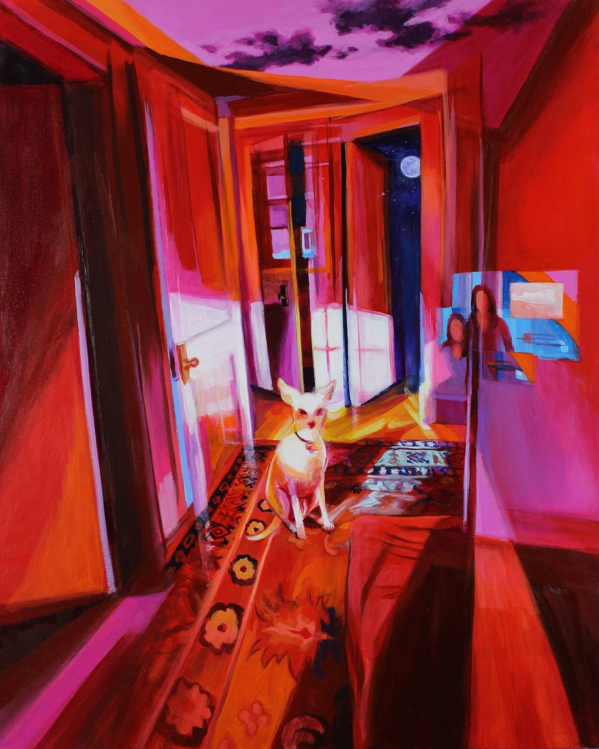 Here and Now, Acrylic on Canvas, 30x24 inches, 2023