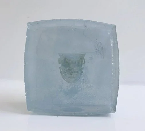 Ancient Glass #5, Pigment print, resin, 4 x 4 x 3.5 inches, 2025