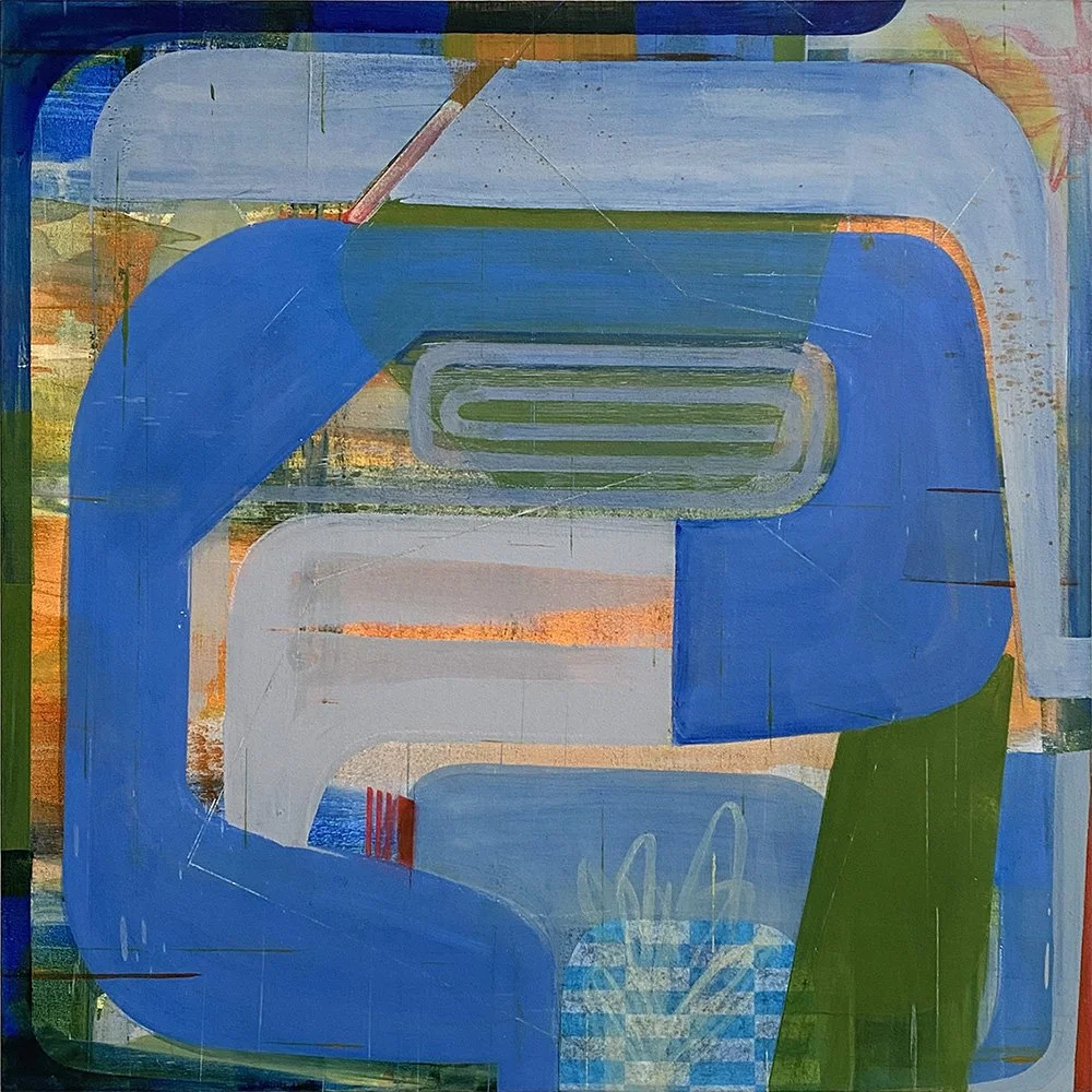 Lima, acrylic on board, 18x18 inches