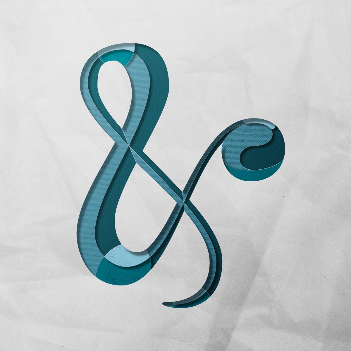 Paper Cut Ampersand