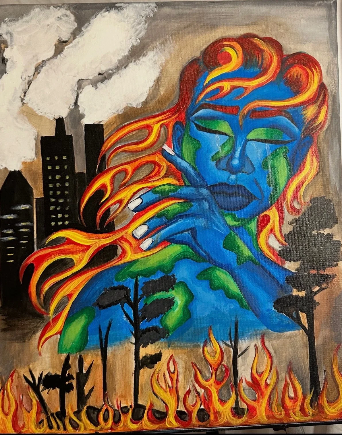 "The Angry Blue Women" by Faatima
