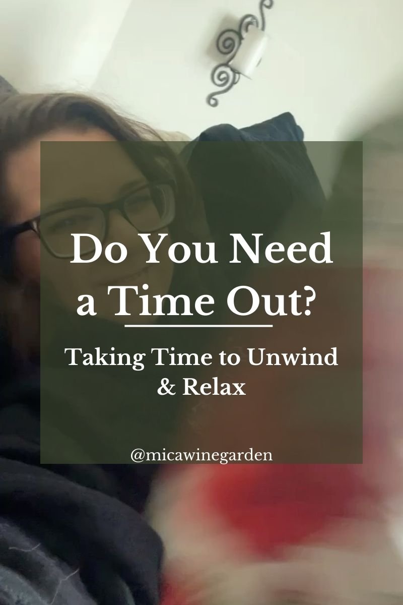 Do You Need a Time Out? – Taking Time to Unwind and Relax