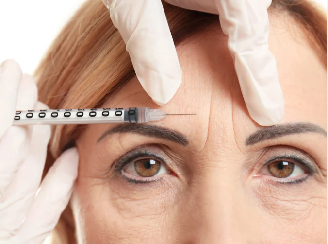 Botox Specialist treating glabellar lines in Miami.