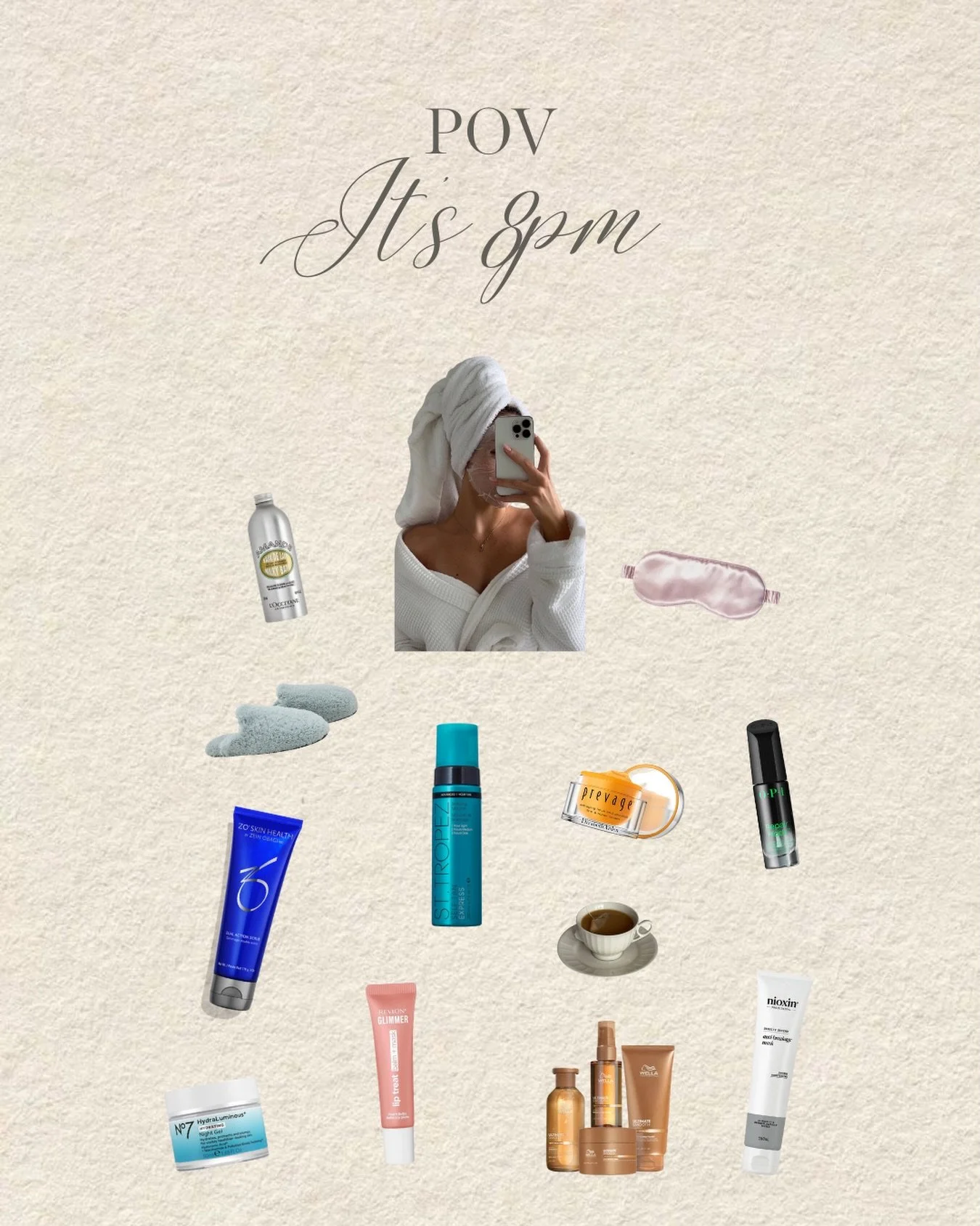 POV: it&rsquo;s 8pm and your night routine starts with SM ✨