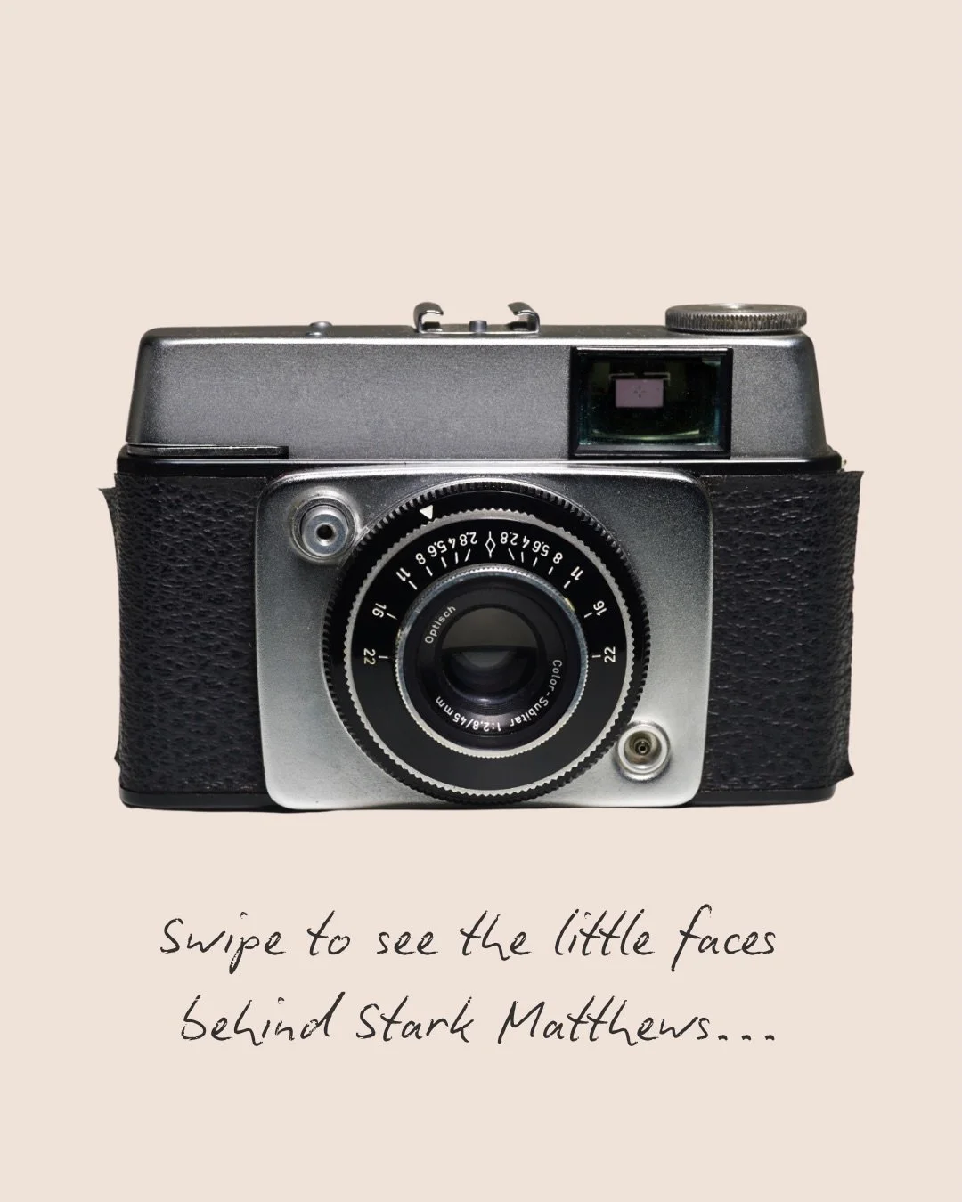 The little faces of who is behind Stark Matthews. Swipe to see the team!🥺🤍