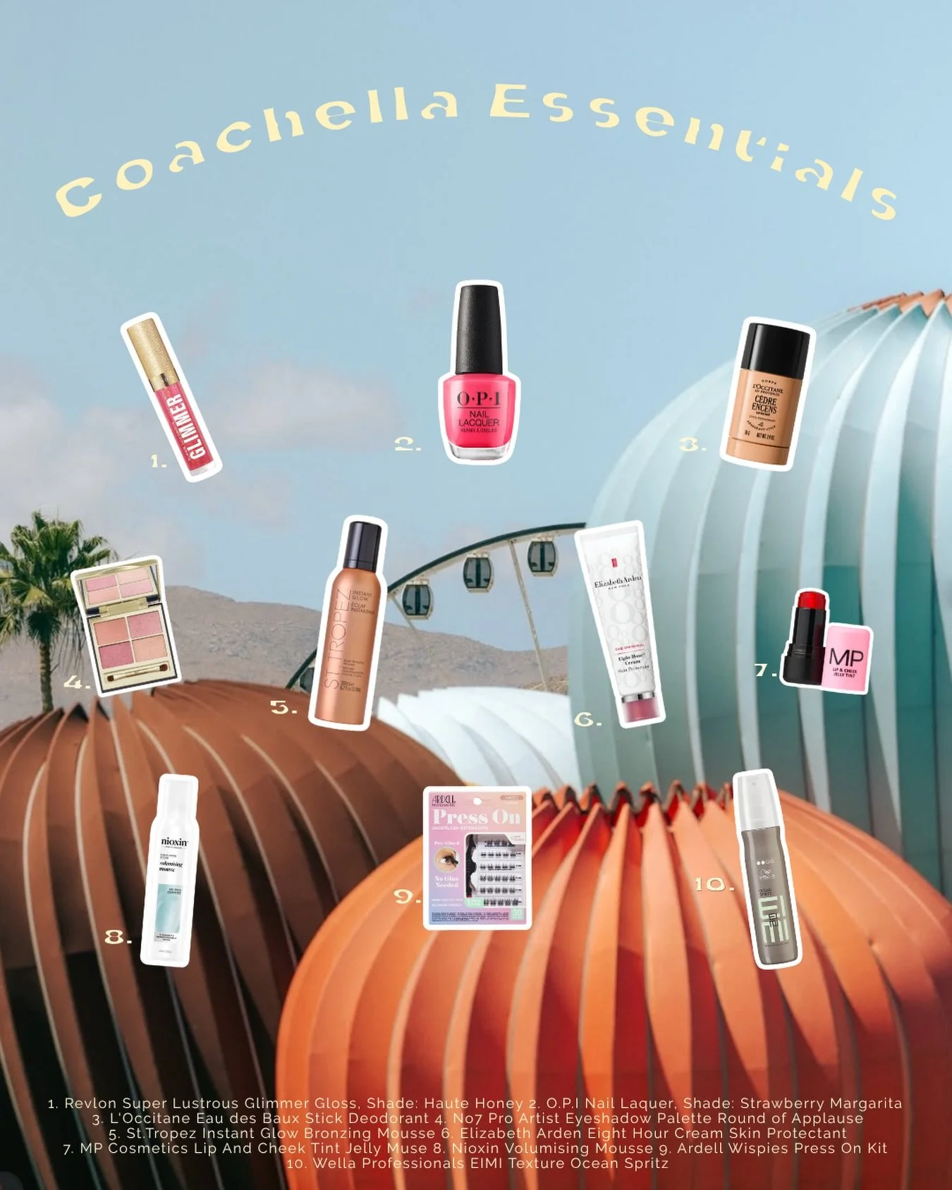 With the biggest festival in the world in full swing, we couldn&rsquo;t not share our ride-or-die festival essentials 🎡