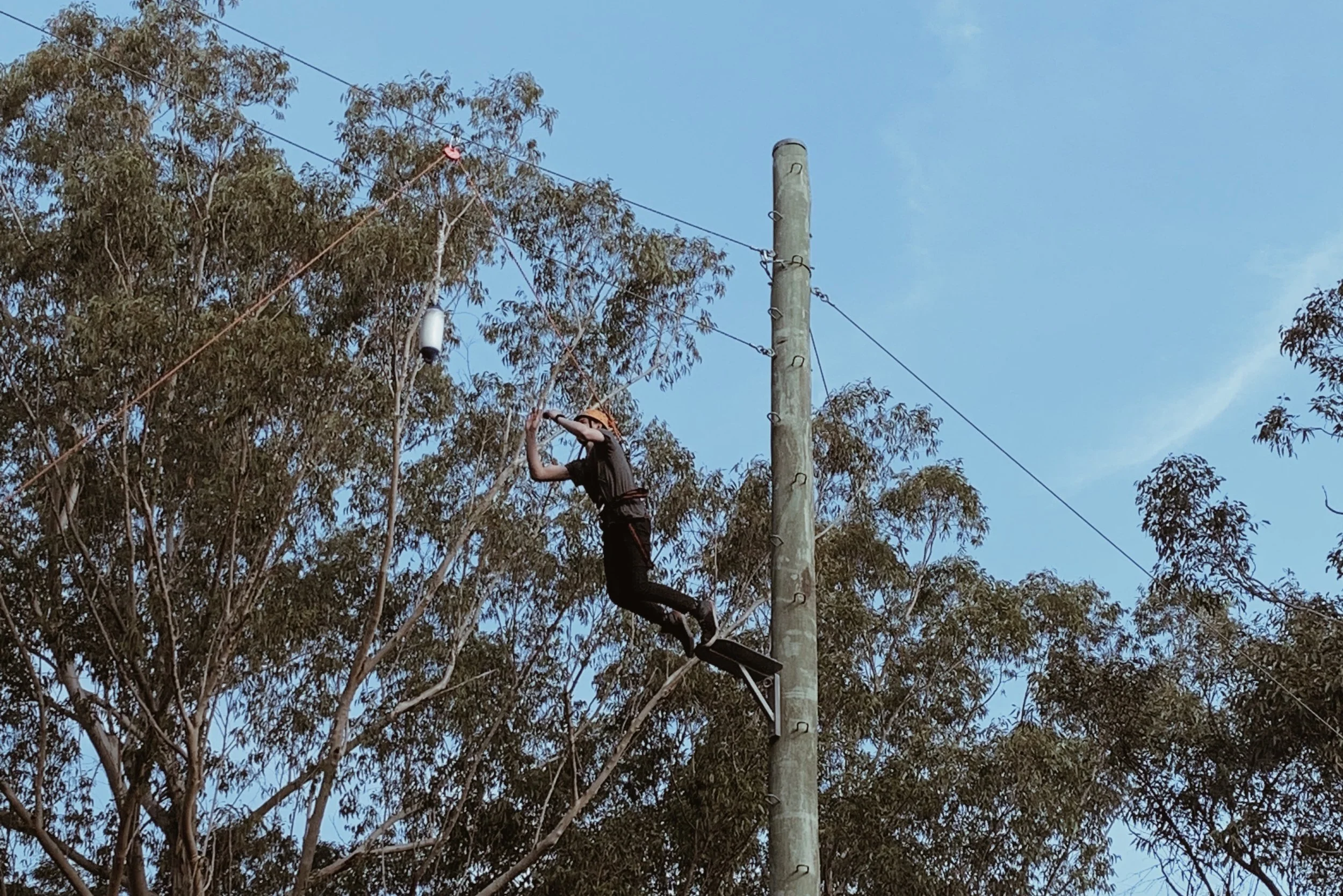 Outdoor activity. Face fears. Resilience.