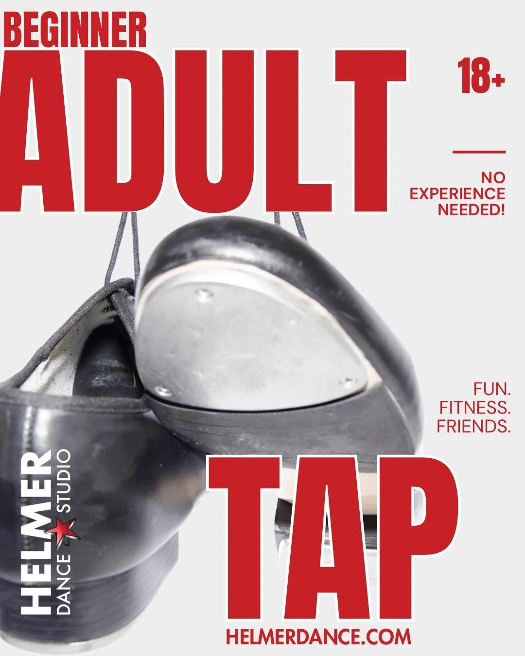 It&rsquo;s never too late to start tapping! ✨👞
Always wanted to try tap? Now&rsquo;s your chance! Our BEGINNER ADULT TAP class is the perfect mix of fun, fitness, and rhythm. No experience required.

✔️ Learn at a comfortable pace�✔️ Improve coordin