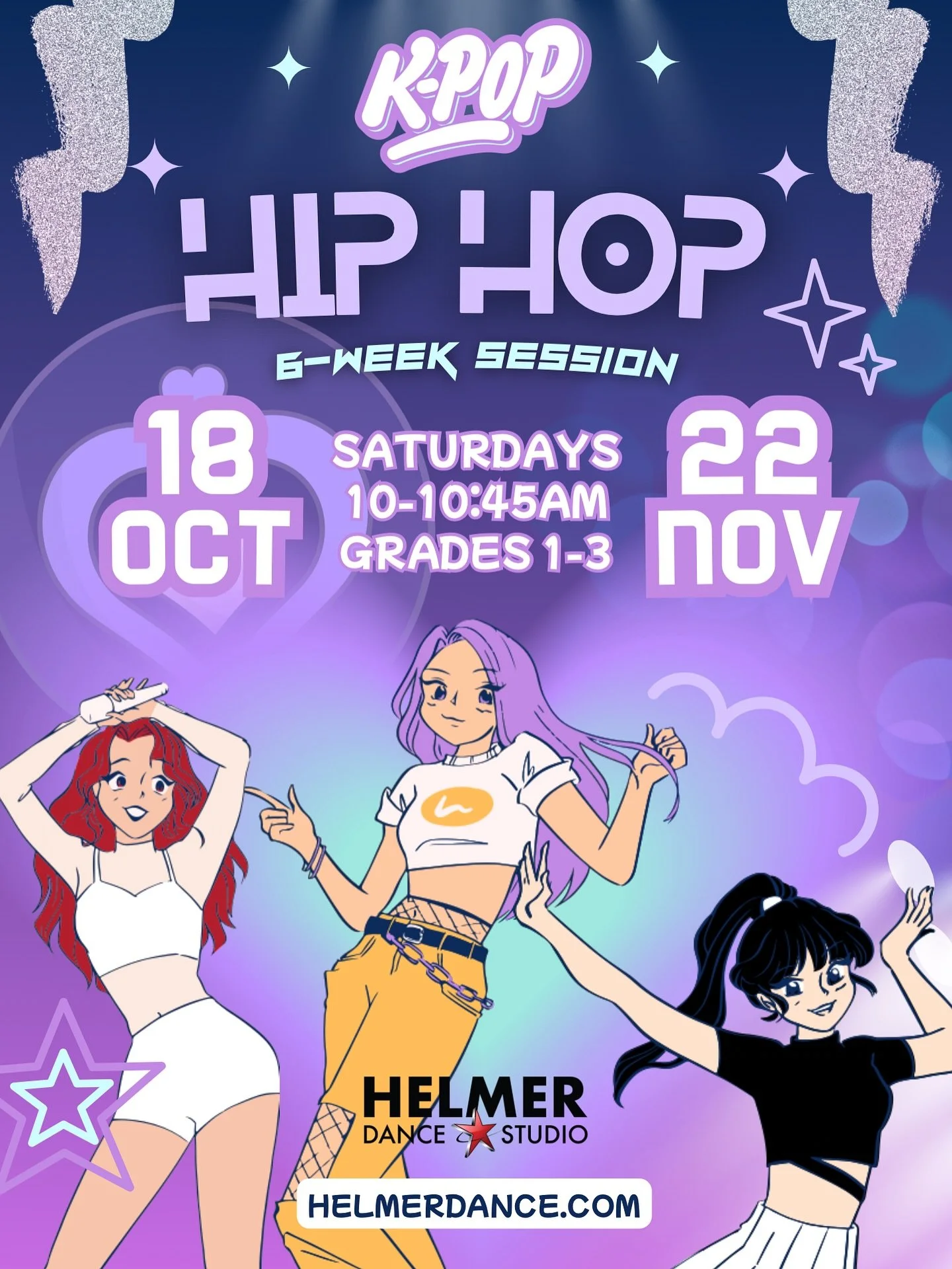 ⚡️ Just Dropped! ⚡️ Our 6-week K-Pop Hip Hop session is the ultimate way to kick off something new this fall! 🎤 With soccer and other fall sports winding down, it&rsquo;s the perfect time to dive into dance, try fresh moves, and have a blast with fr