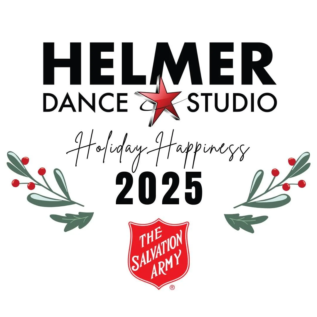 To celebrate Giving Tuesday, we&rsquo;re kicking off our annual Holiday Happiness Drive and inviting our Helmer Dance community to join us in spreading joy this season ❤️

🎁Red Kettle in the Lobby
A Salvation Army red kettle is now in our studio lob