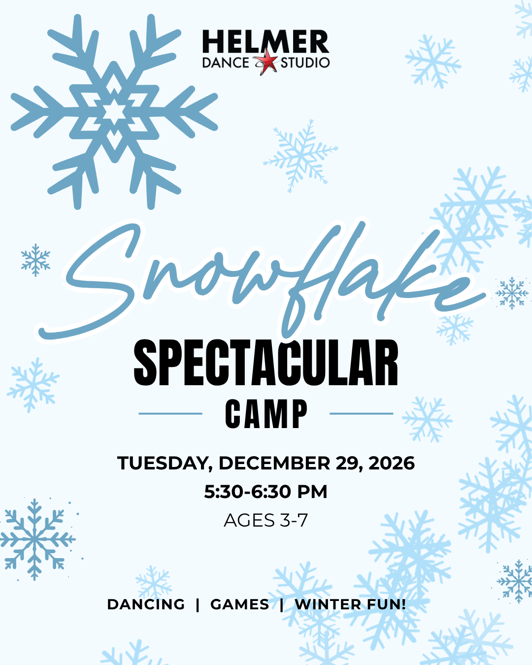 Snowflake Spectacular Camp
