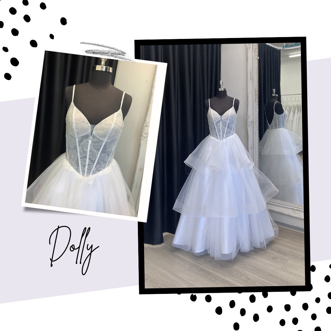 Dolly is BACK in store! this 3 tiered dress is sure to be a standout from the crowd. Available at both stores to try on. 
#debutantedress #debs2024 #princessdress #tieredskirt #missbellaboronia #missbellabrunswick