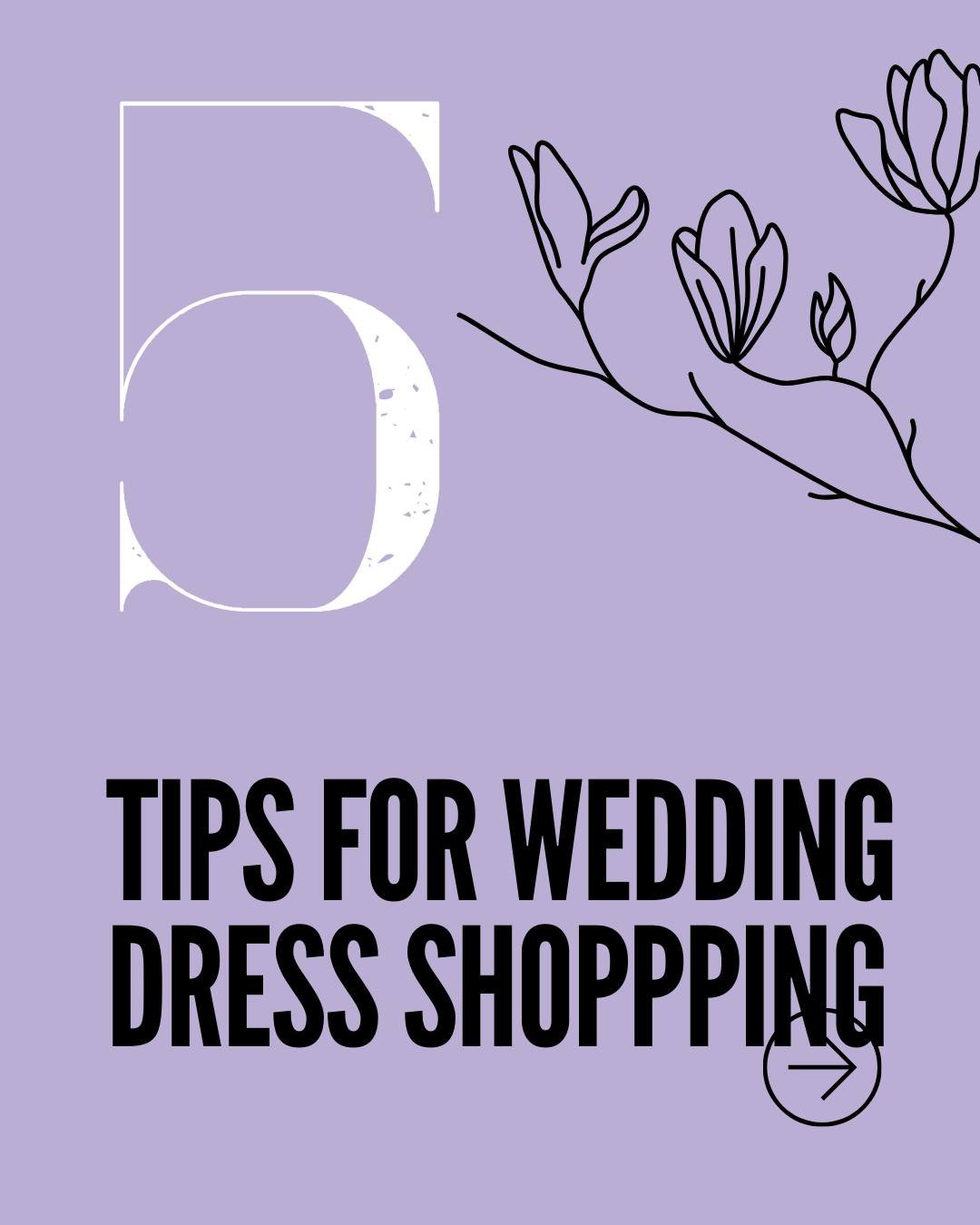 Bridal shopping is the one of the most exciting times of your life, but it can become challenging. Follow these 5 tips  for having the best time! 

1.  Don't listen to too many opinions. Far too often we see gorgeous brides being swayed by others tow