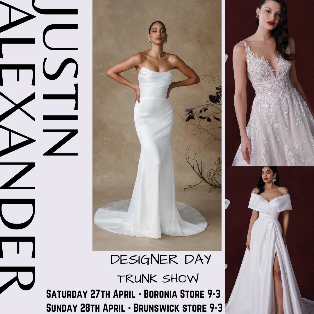 Thank you to all those who booked a spot at the #justinalexander Trunk Show - we are now FULLY BOOKED for both Boronia and Brunswick. If you happen to arrive without an appointment  over the weekend, please be aware that you may have to wait for a ch