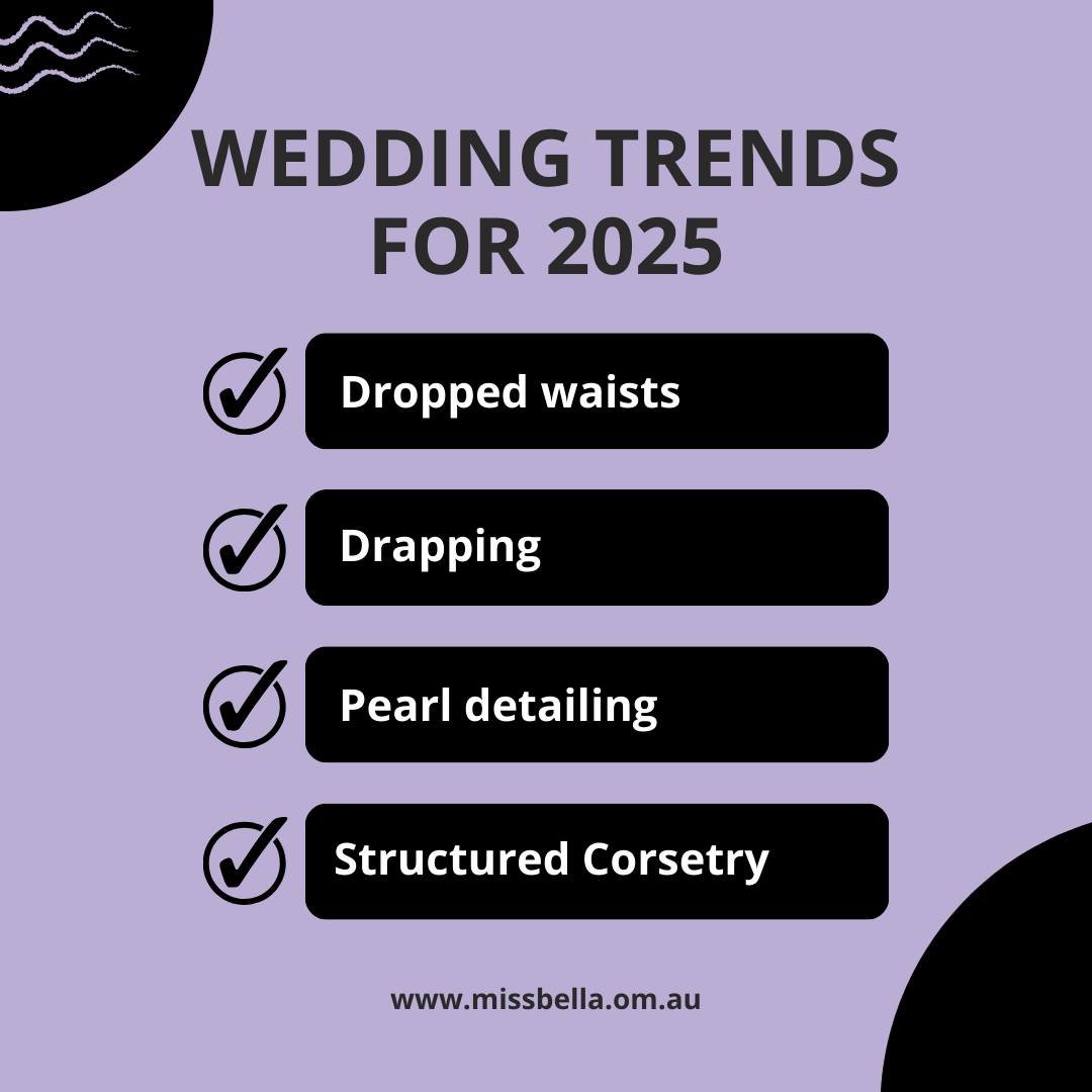 Wedding trends for 2025.... have you already seen dresses like these? Are you considering something with these  features? Let us know in the comments!
