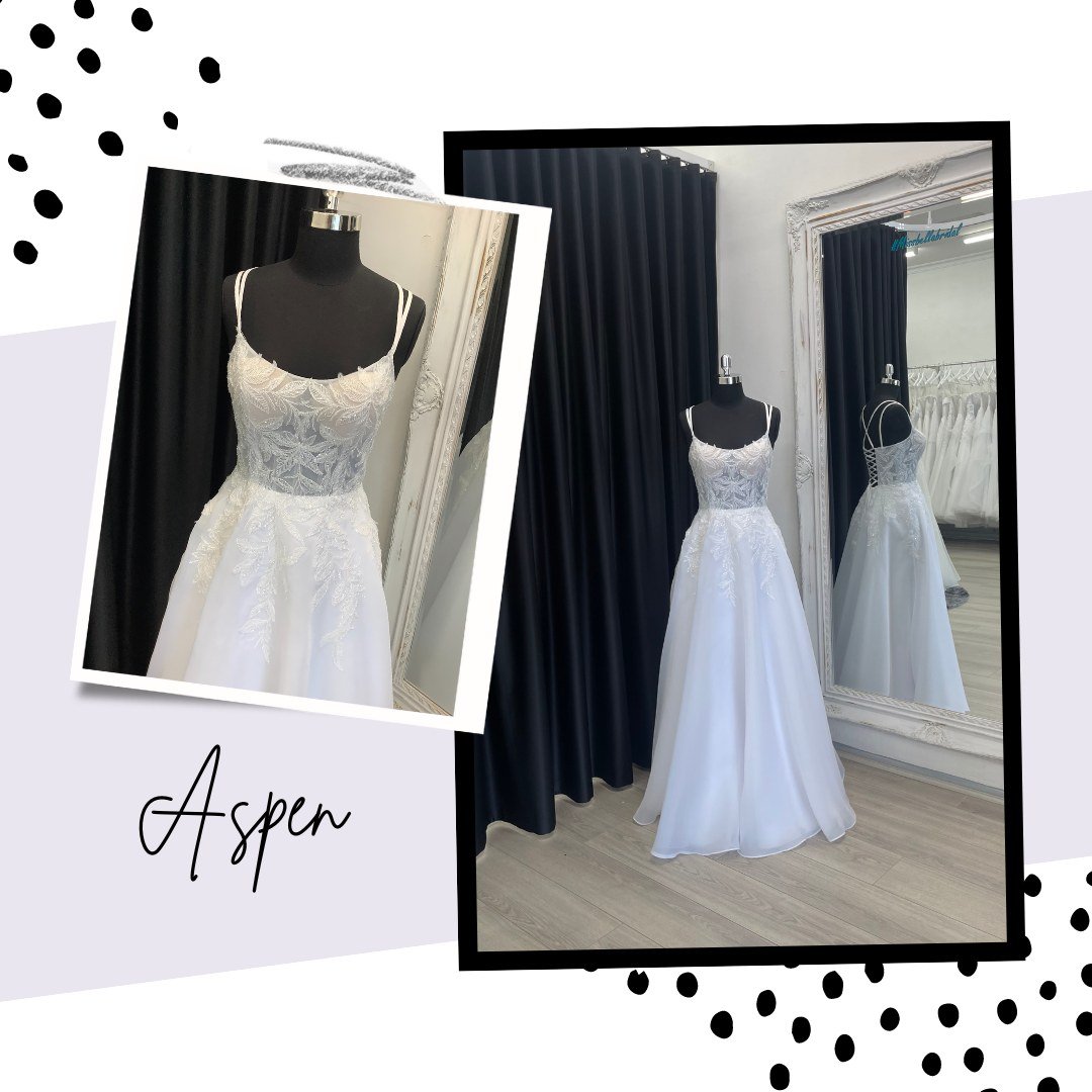 NEW DRESS ALERT - This stunning scoop neckline deb has arrived  and has sparkly lace all over hte bodice and trailing down the skirt. She is available in Boronia to try on. 

#debs2024 #debutanteball #princessdress #missbellaboronia
