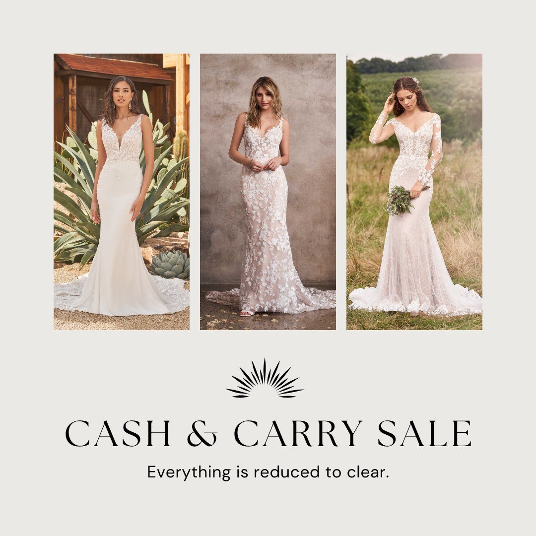 Getting ready for the CASH &amp; CARRY Sale and these 3 dresses will be included 
Frankie | Reema | Eliza all reduced to $1495 in the sale that starts on June 1. 

Bookings will be essential  and there will be no layby, or returns on sale items. Thes