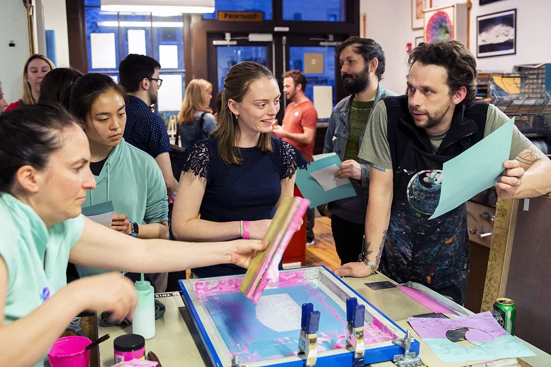 CLUB220: Screenprinting #2 - Printing acetates / burning screens