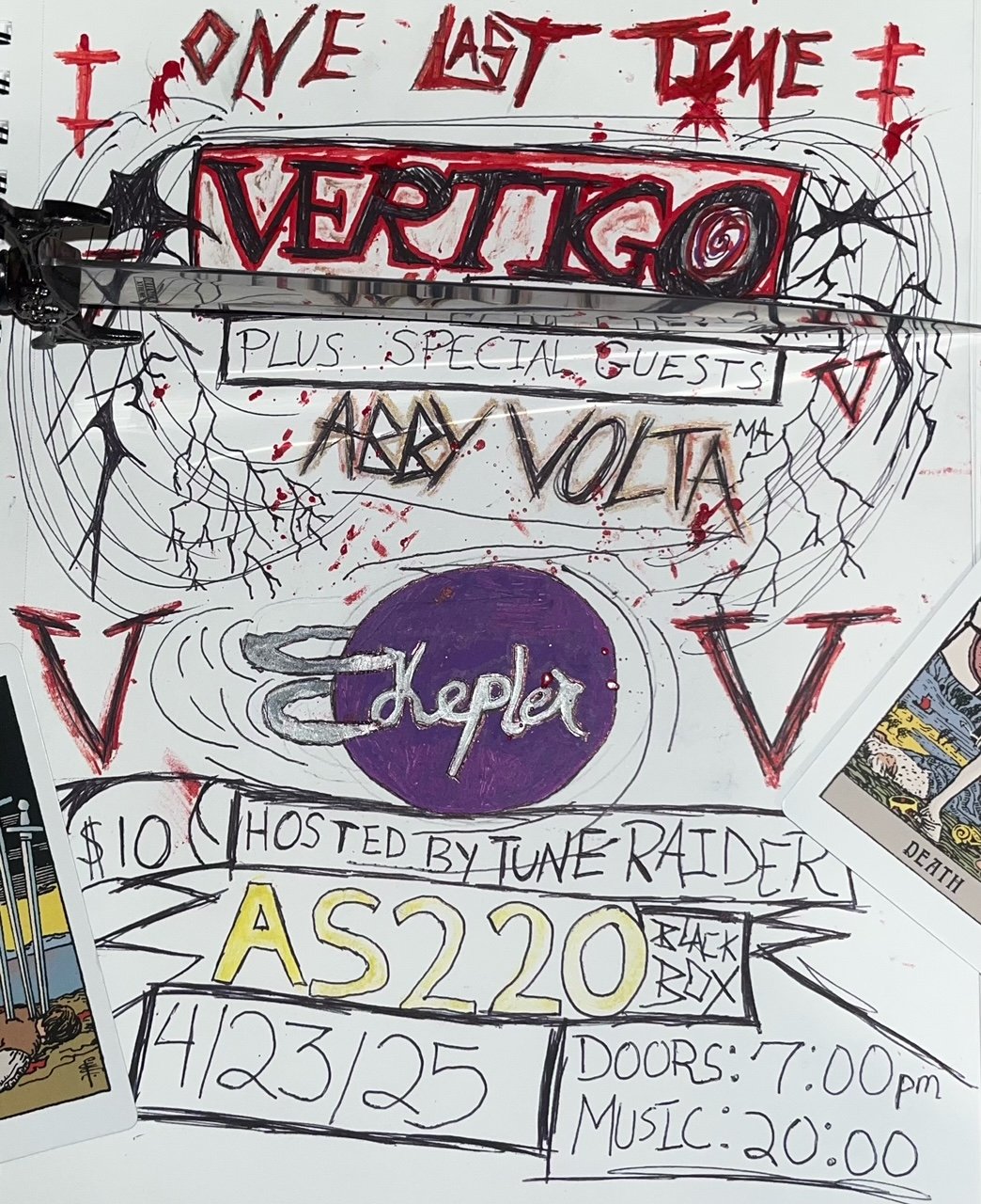 Abby Volta + Vertigo + Kepler & the Revolvers