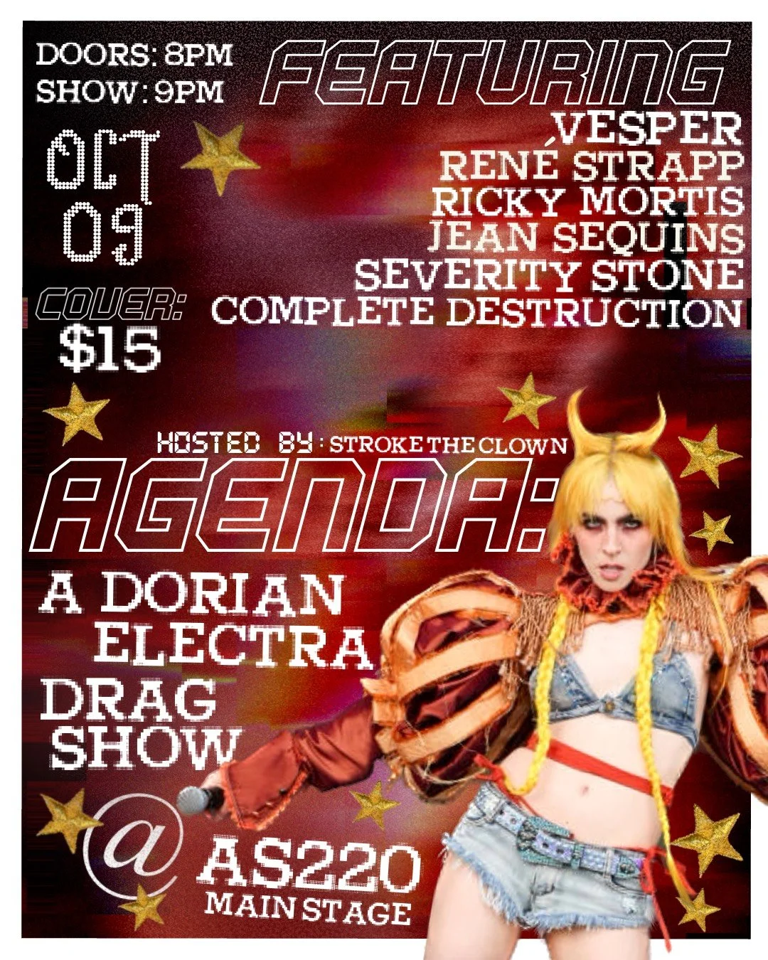 Agenda: A Dorian Electra Drag Show