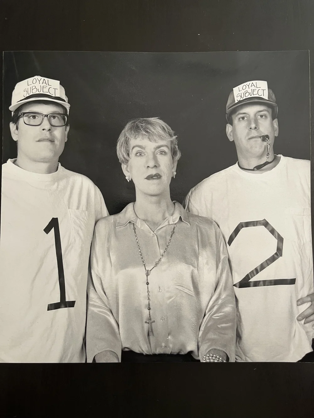 Wayne Wohlschlegel, Princess Pearl, Tom Paulhus. Photo by Pam Murray.