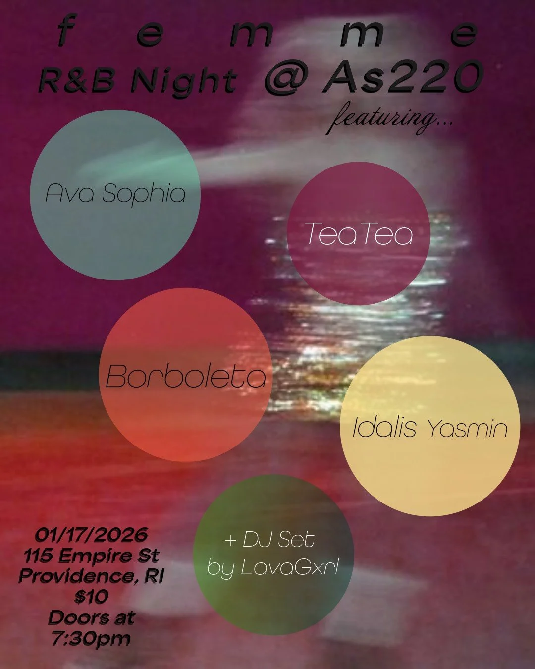 Femme R&B Night