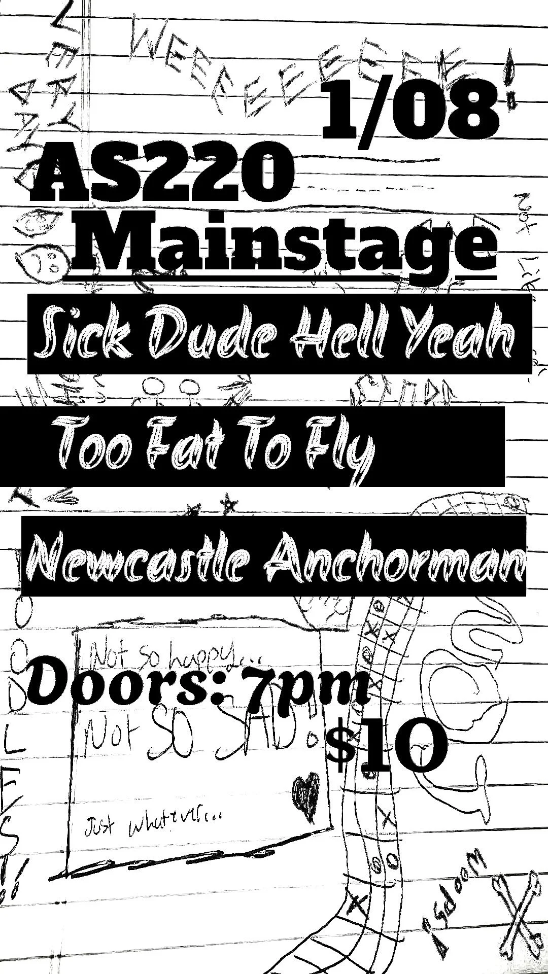 Newcastle Anchorman + Too Fat To Fly + Sick Dude Hell Yeah