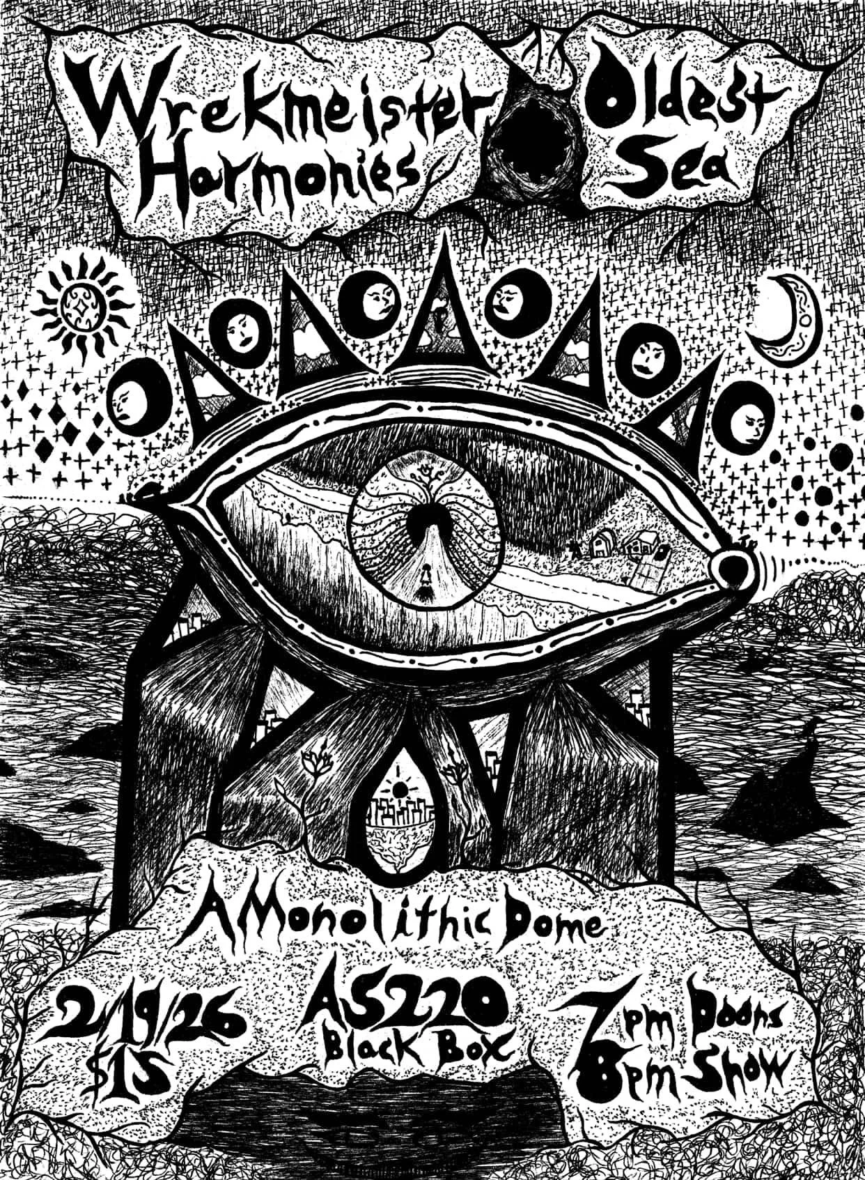 Oldest Sea + Wreckmeister Harmonies + A Monolithic Dome