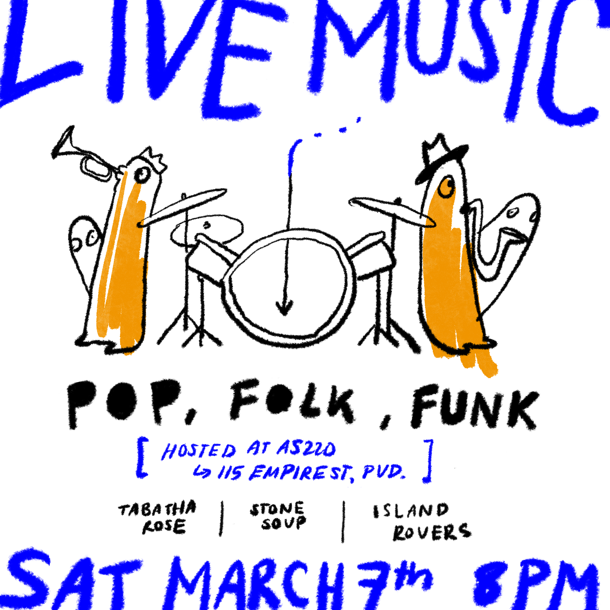 Tabatha Rose + Stone Soup + Island Rovers