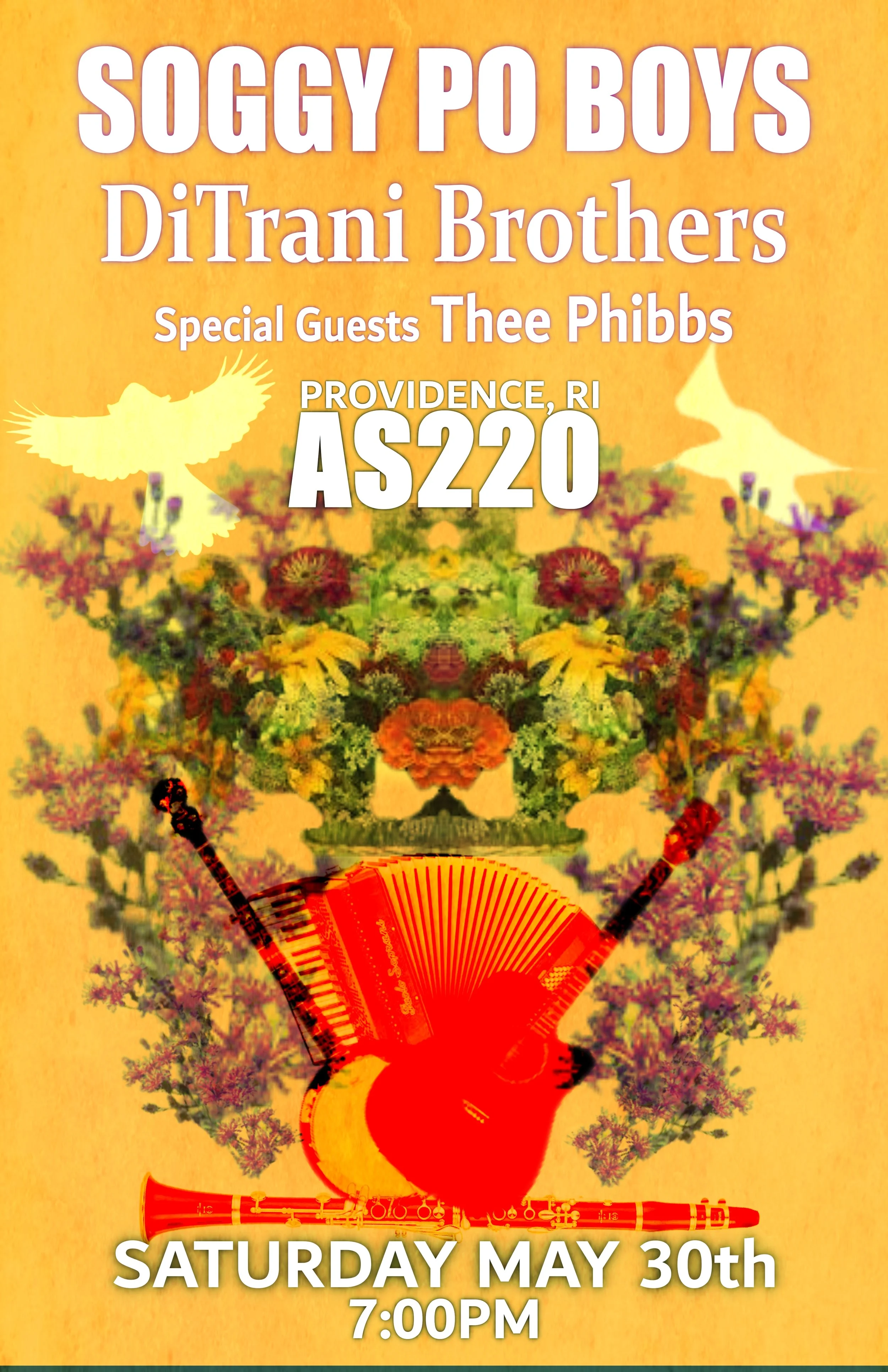 Soggy Po Boys + Ditrani Brothers + Thee Phibbs