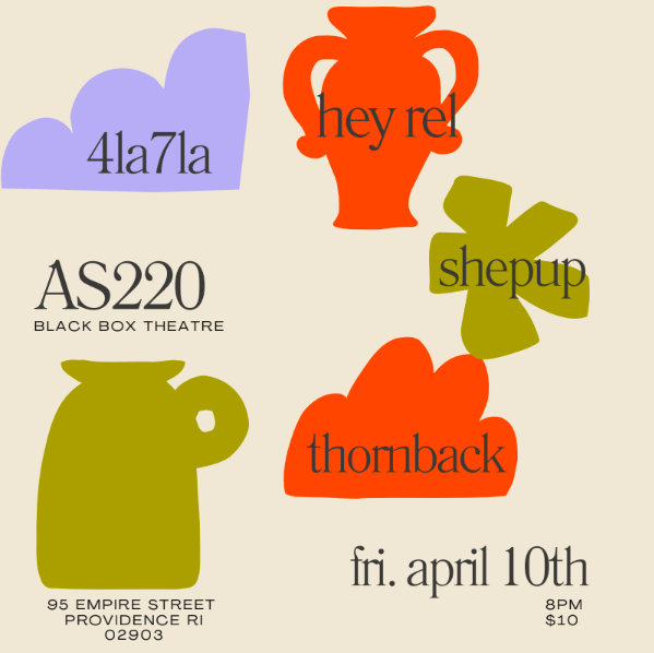 shepup + 4la7la + Hey Rel + Thornback