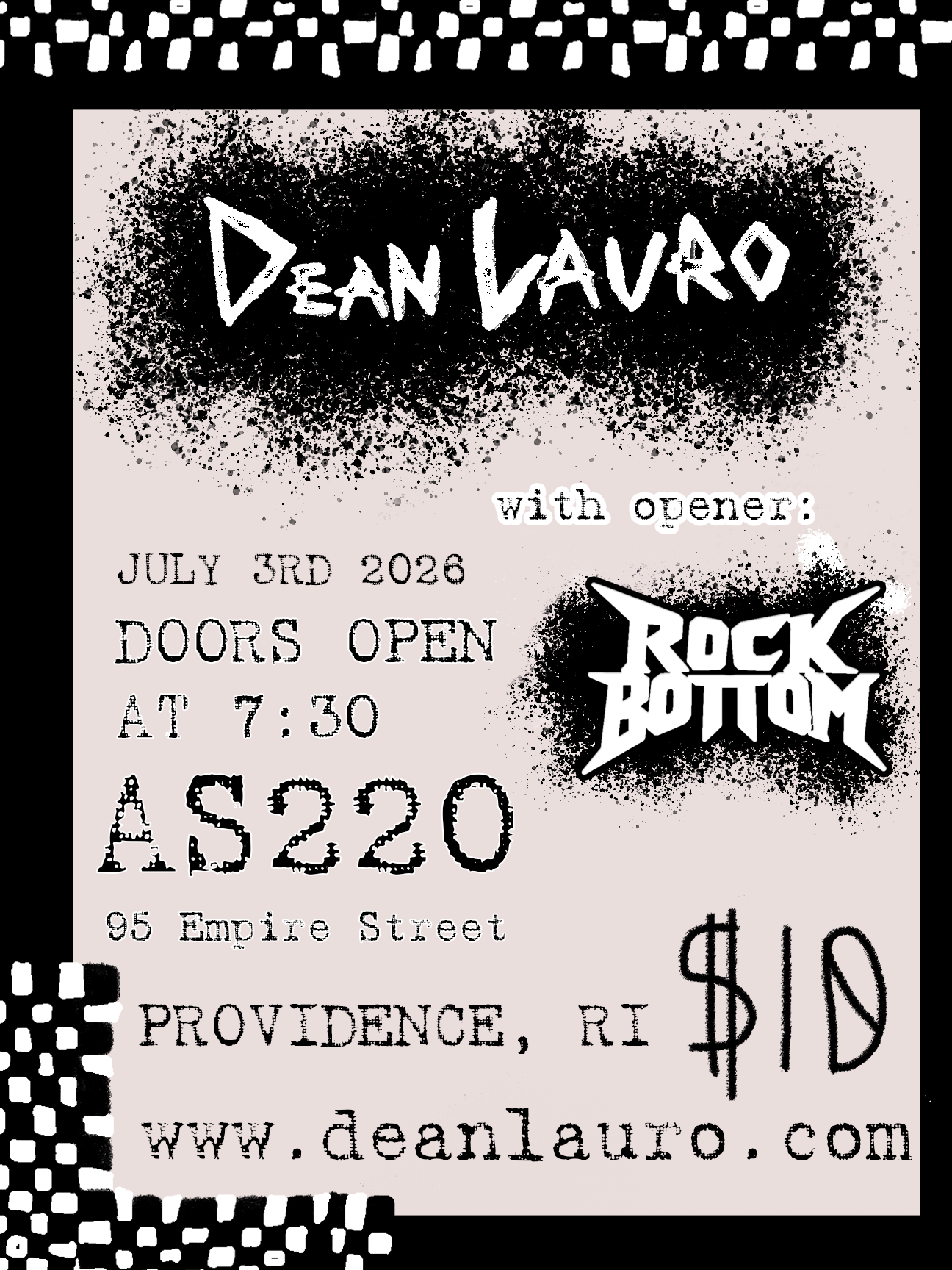 Dean Lauro + Rock Bottom