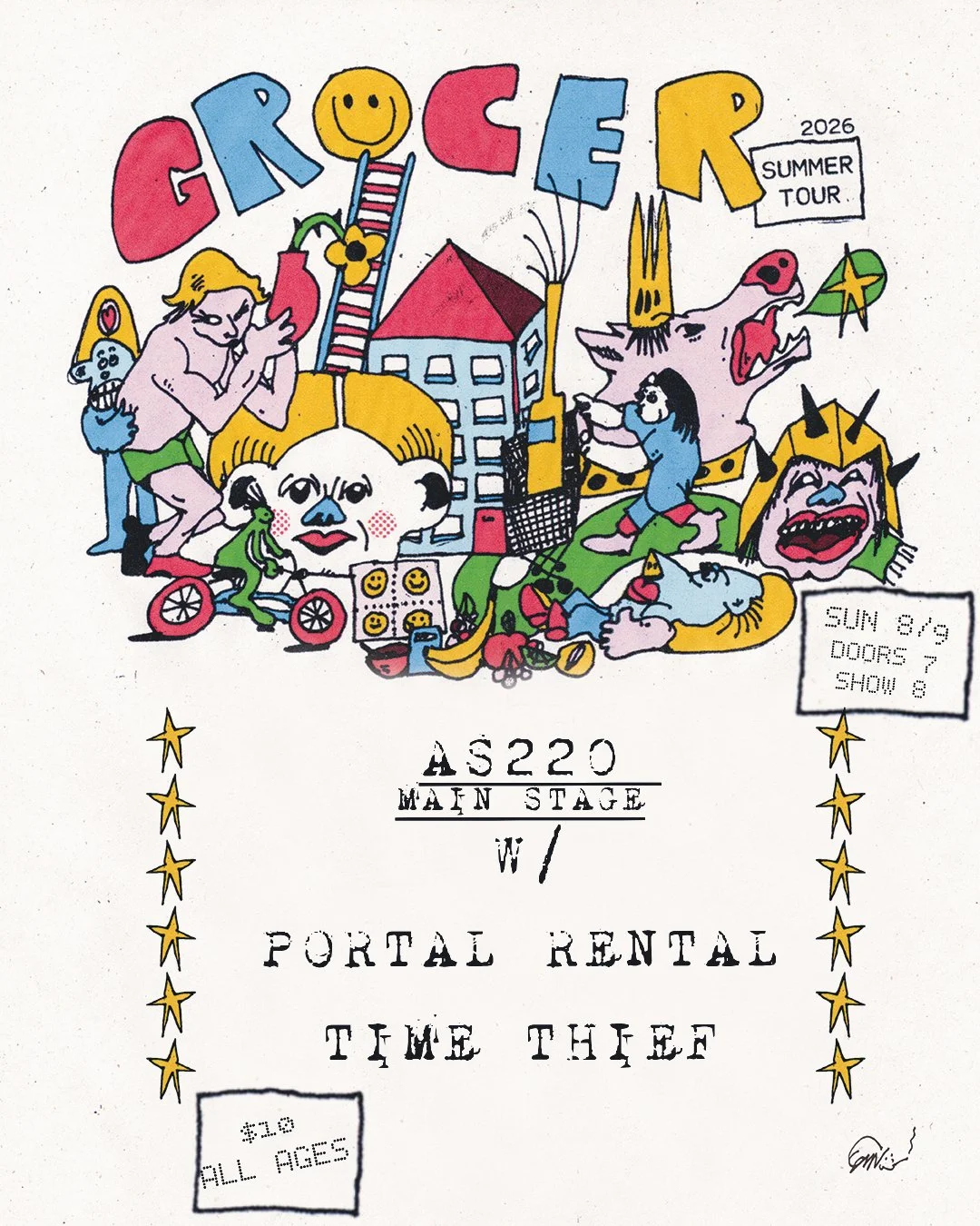 Grocer + Portal Rental + Time Thief