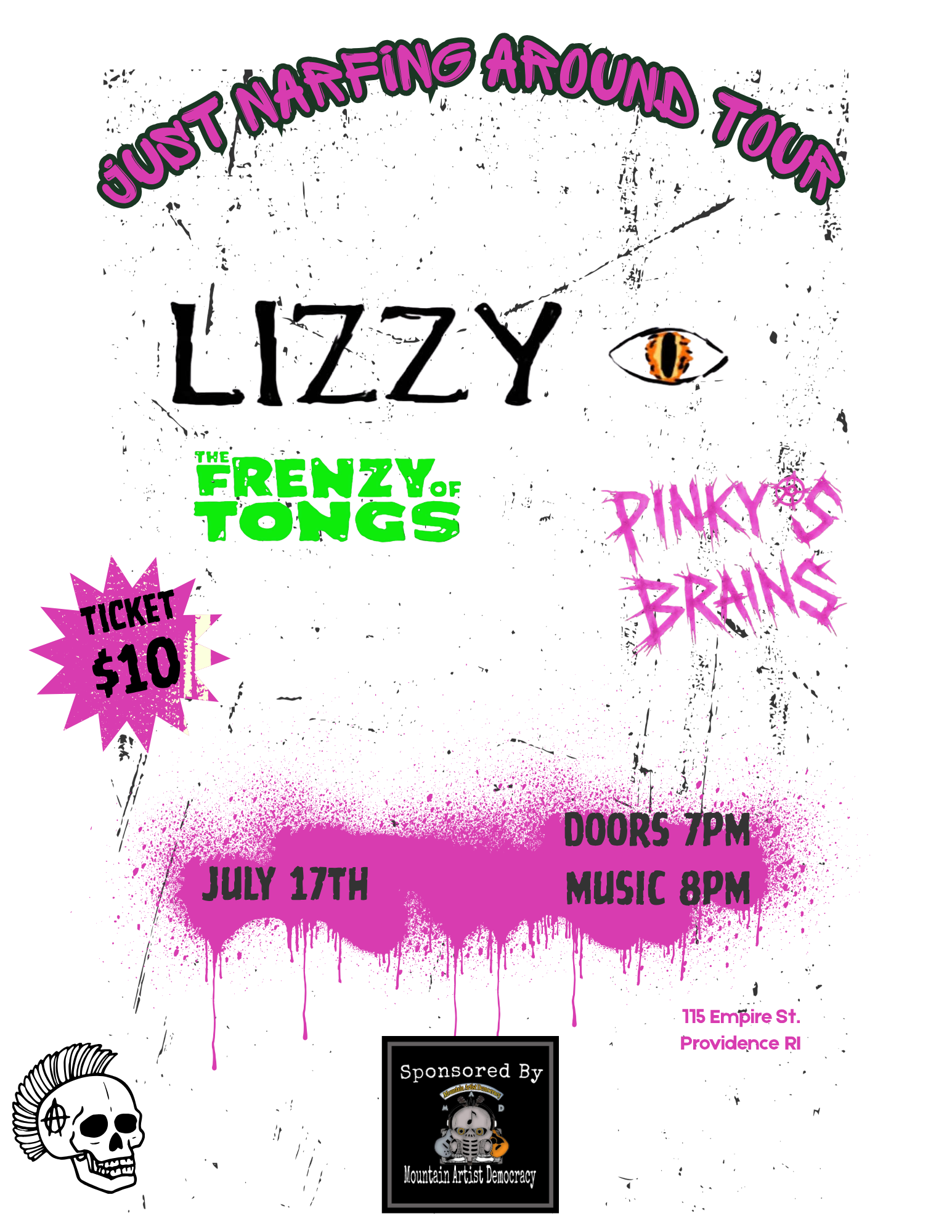 The Frenzy of Tongs + Lizzy + Pinky's Brains