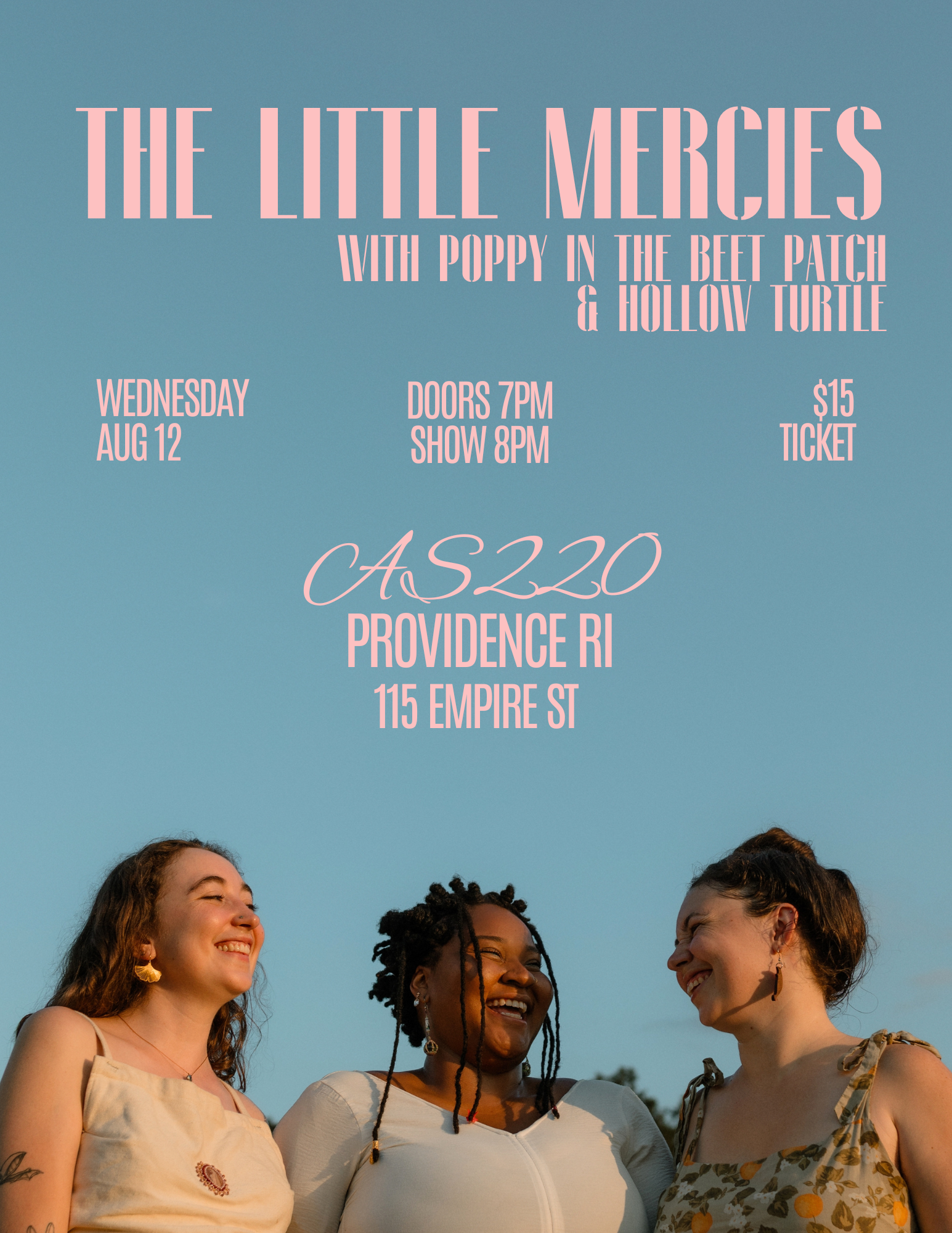 The Little Mercies + Hollow Turtle + Poppy in the Beet Patch