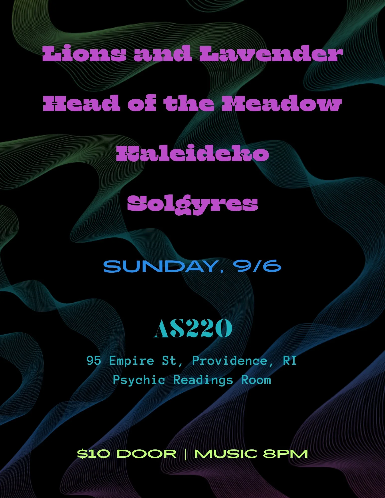 Lions and Lavender + Head of the Meadow + Kaleideko + Solgyres