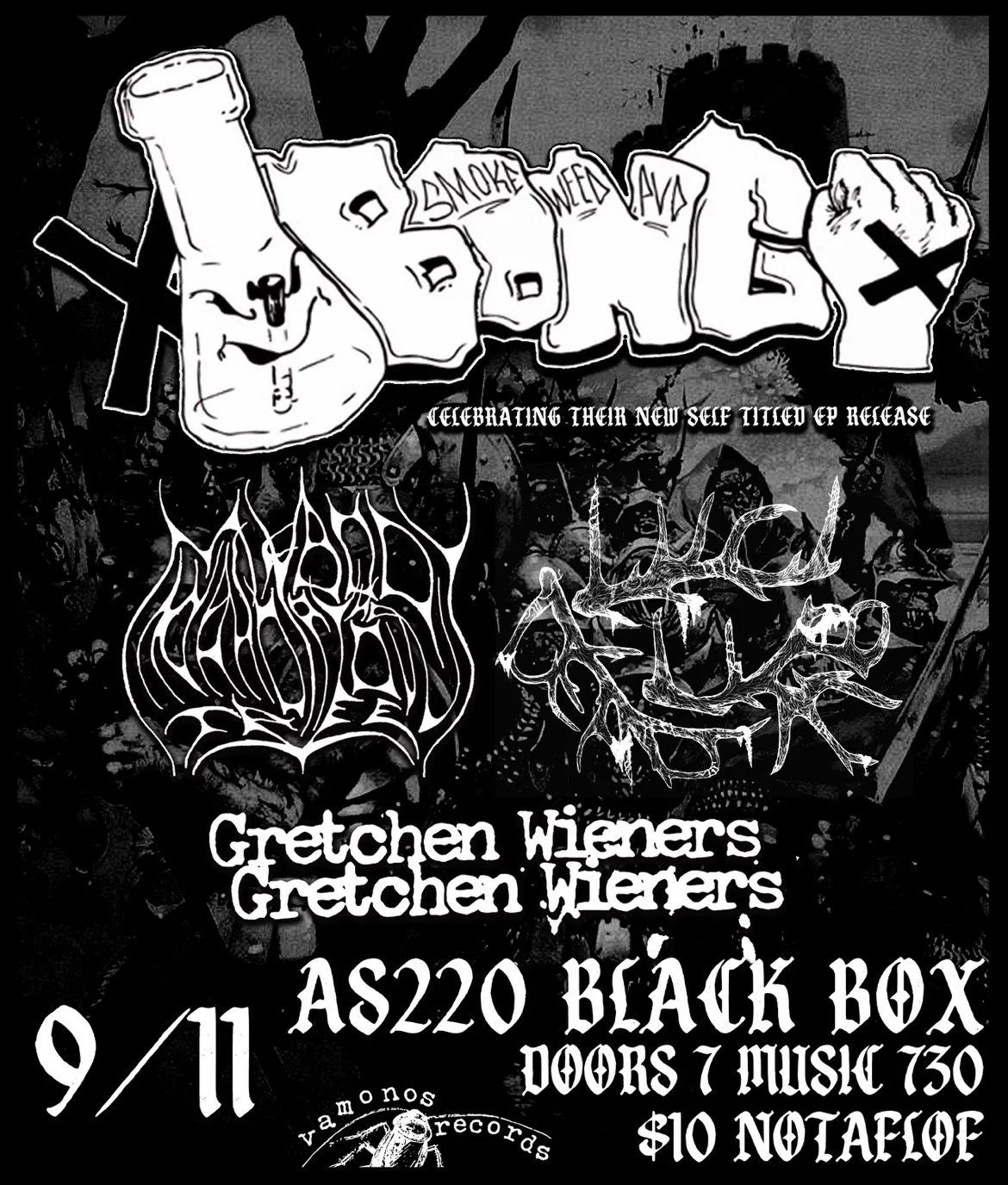 xbongx + mybodywasfoundinahollowtree + luci dead limb + gretchen wieners