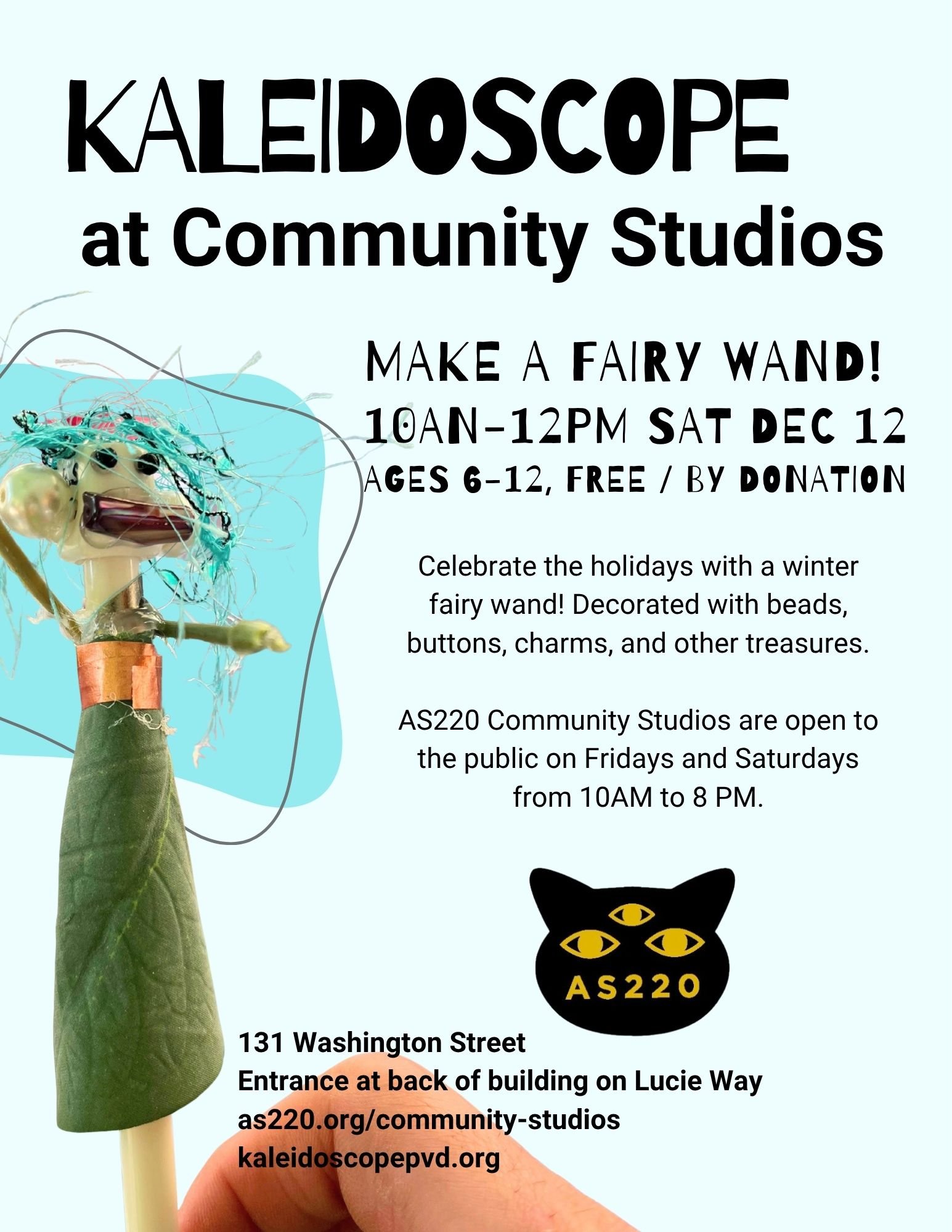 Kaleidoscope at Community Studios: Make A Fairy Wand!