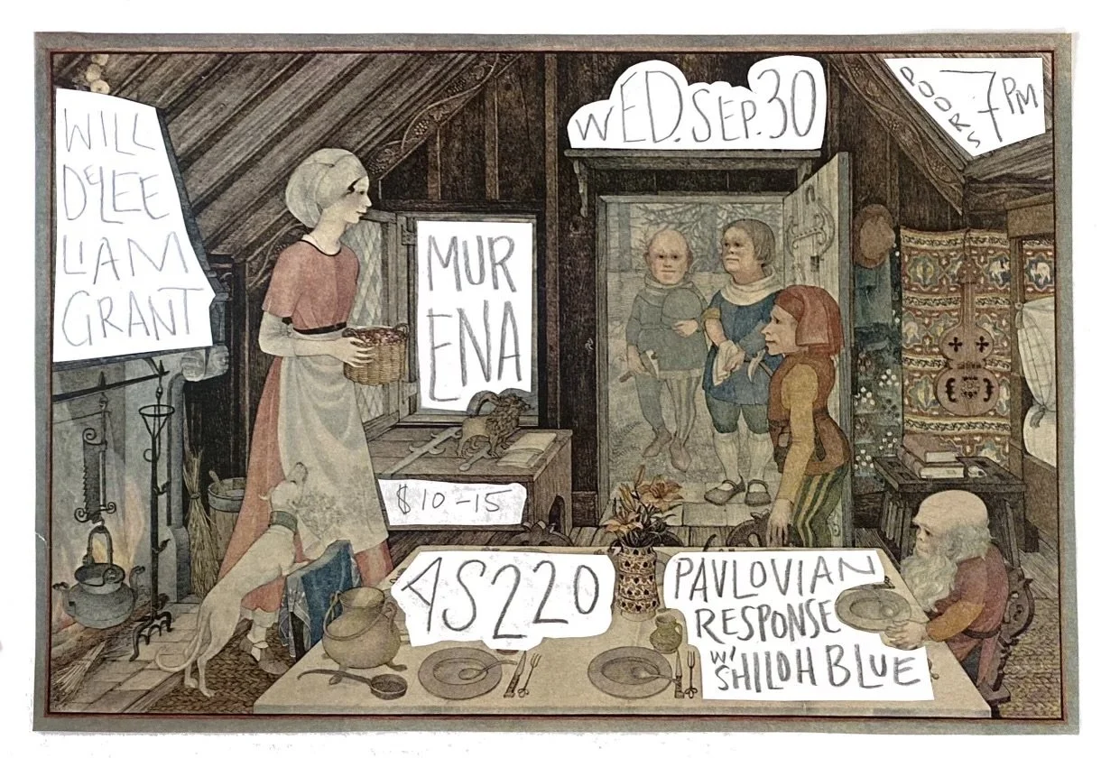 Will DeLee + Liam Grant + Murena + Pavlovian Response w/ Shiloh Blue