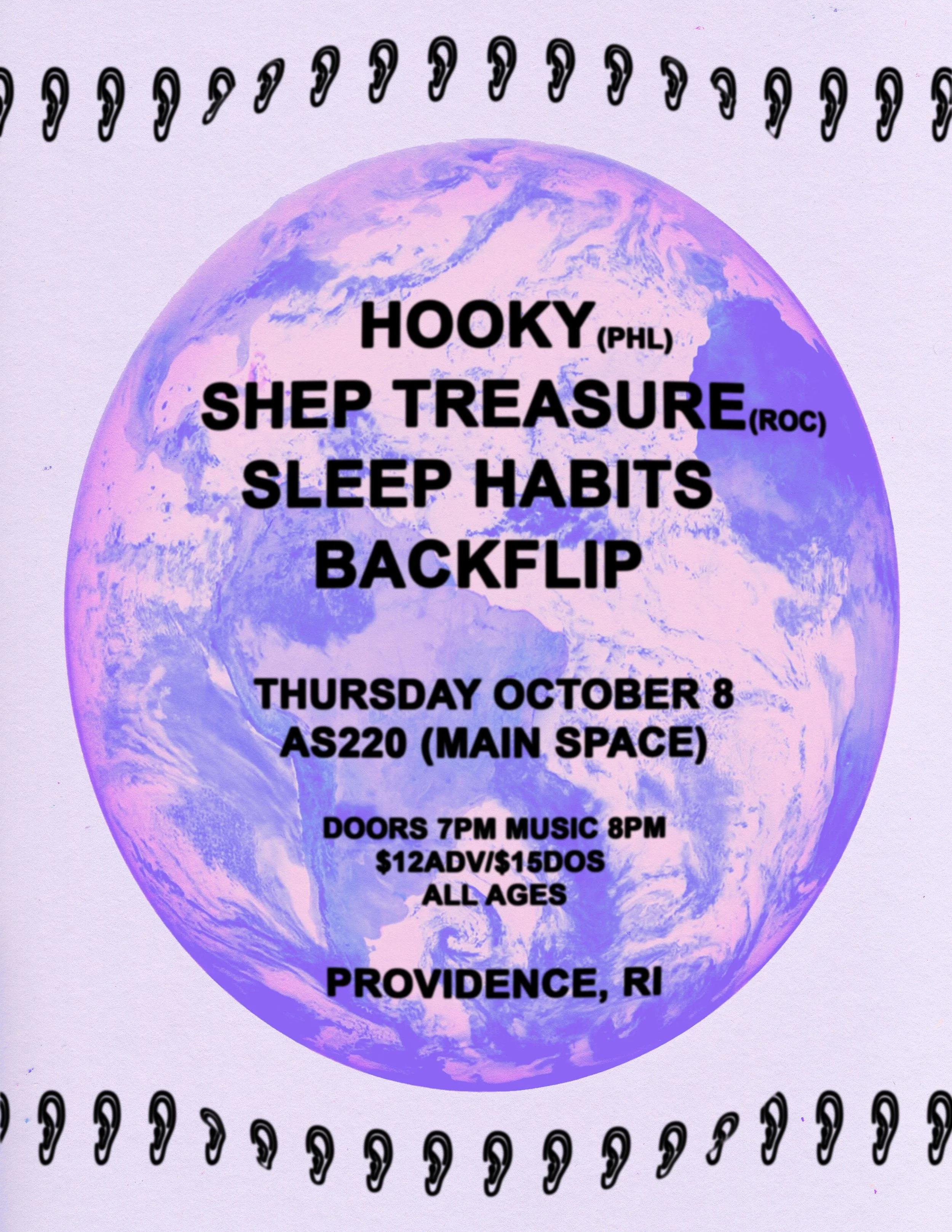 Hooky + Shep Treasure + Sleep Habits + Backflip